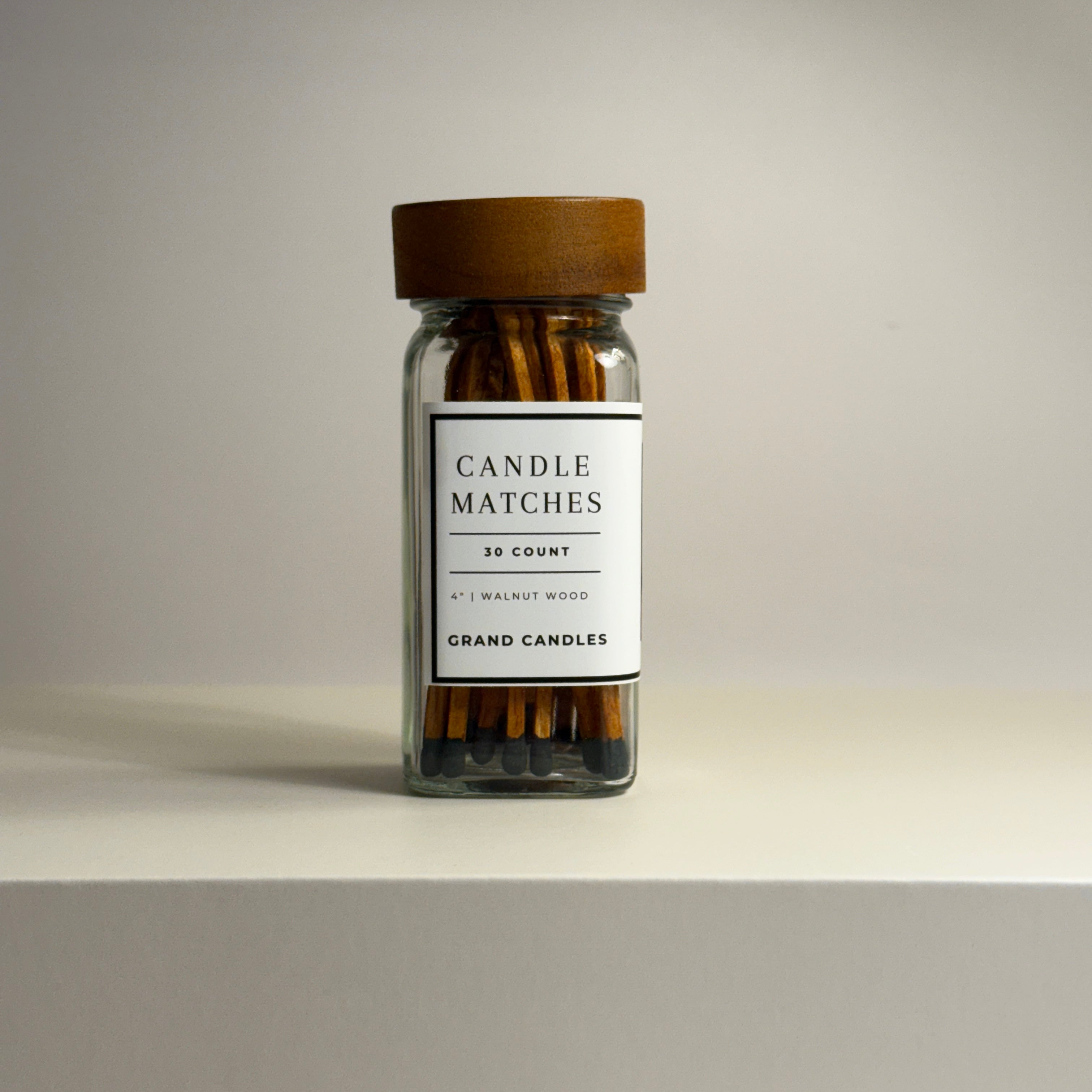 Walnut Wood Candle Matches