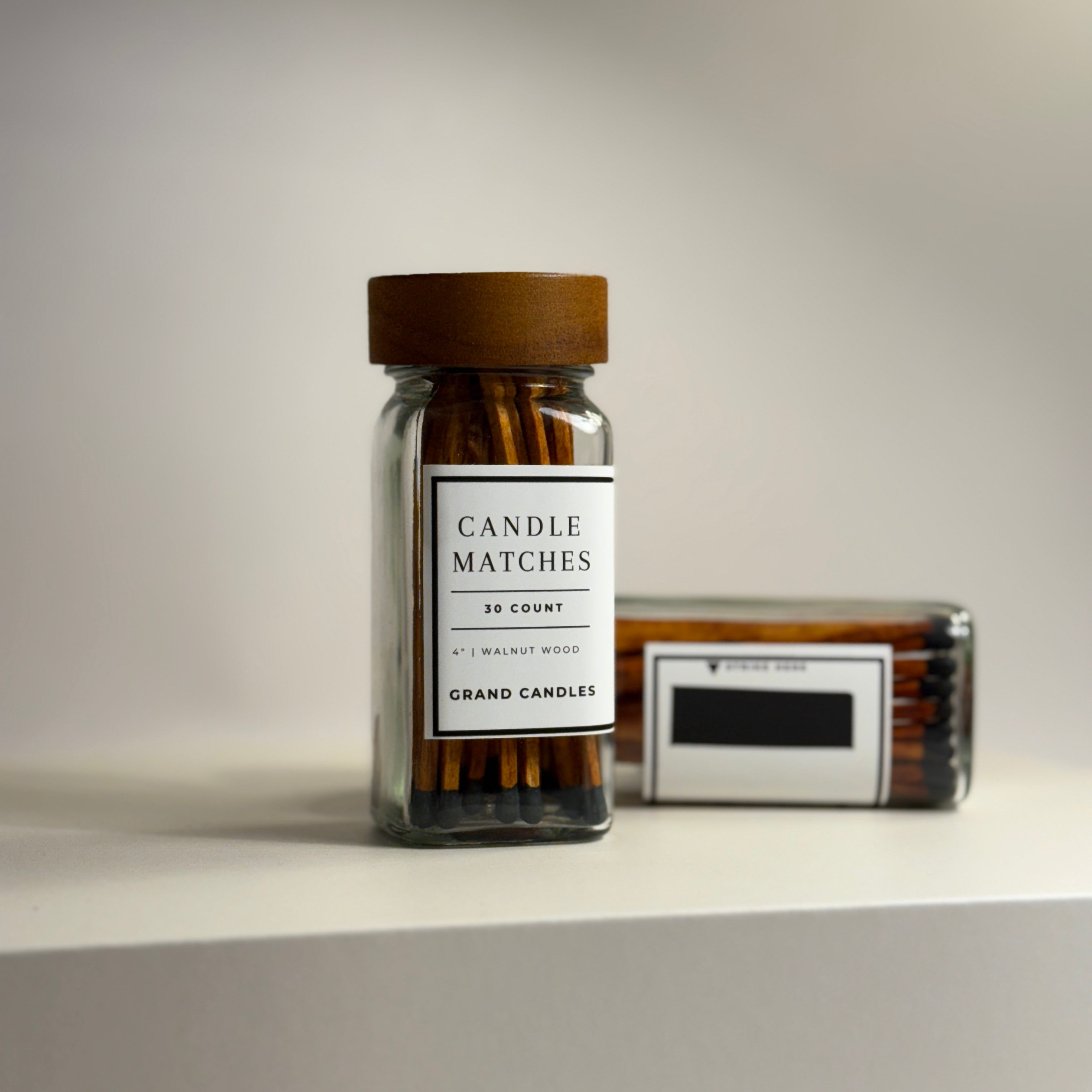 Walnut Wood Candle Matches