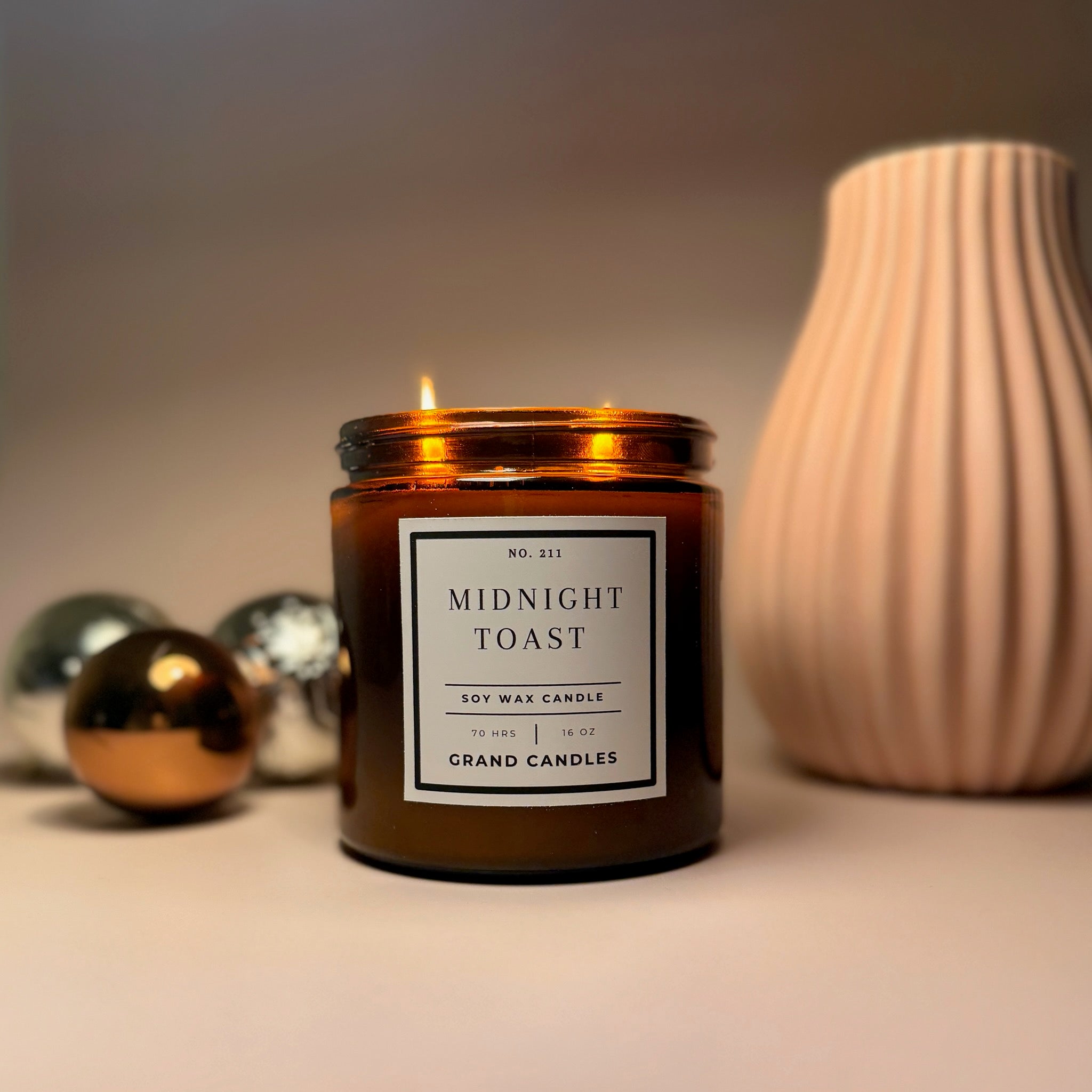 Midnight Toast Candle