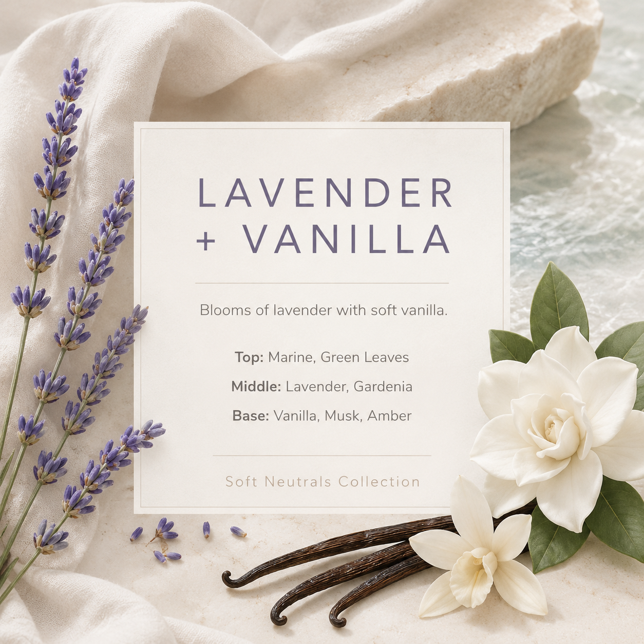 Lavender + Vanilla Candle
