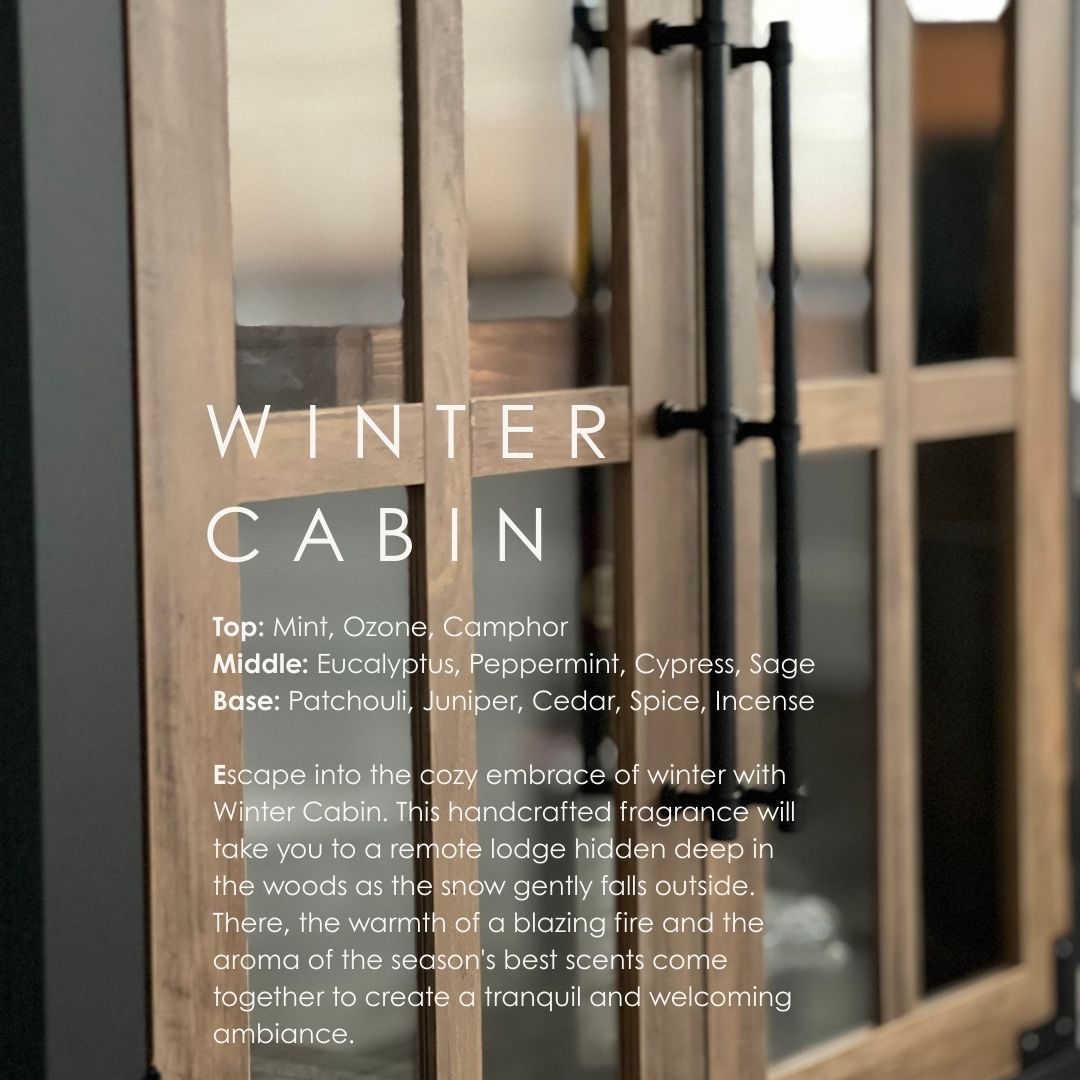 Winter Cabin Candle