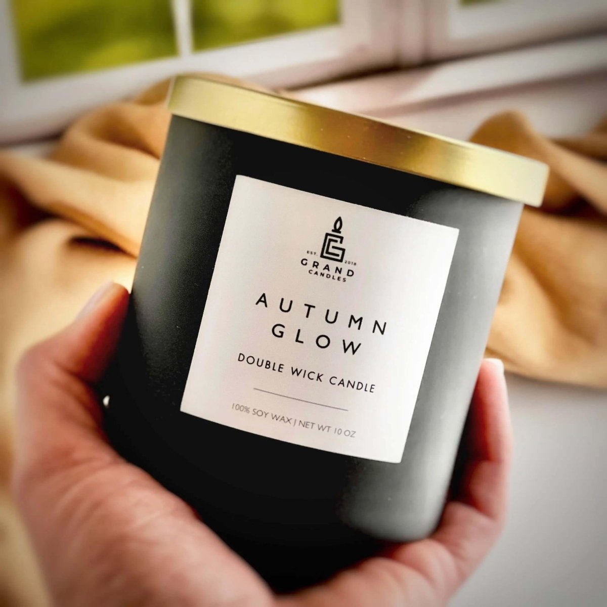 Autumn Glow Candle - AUTUMN - 18 - WHT Grand Candles