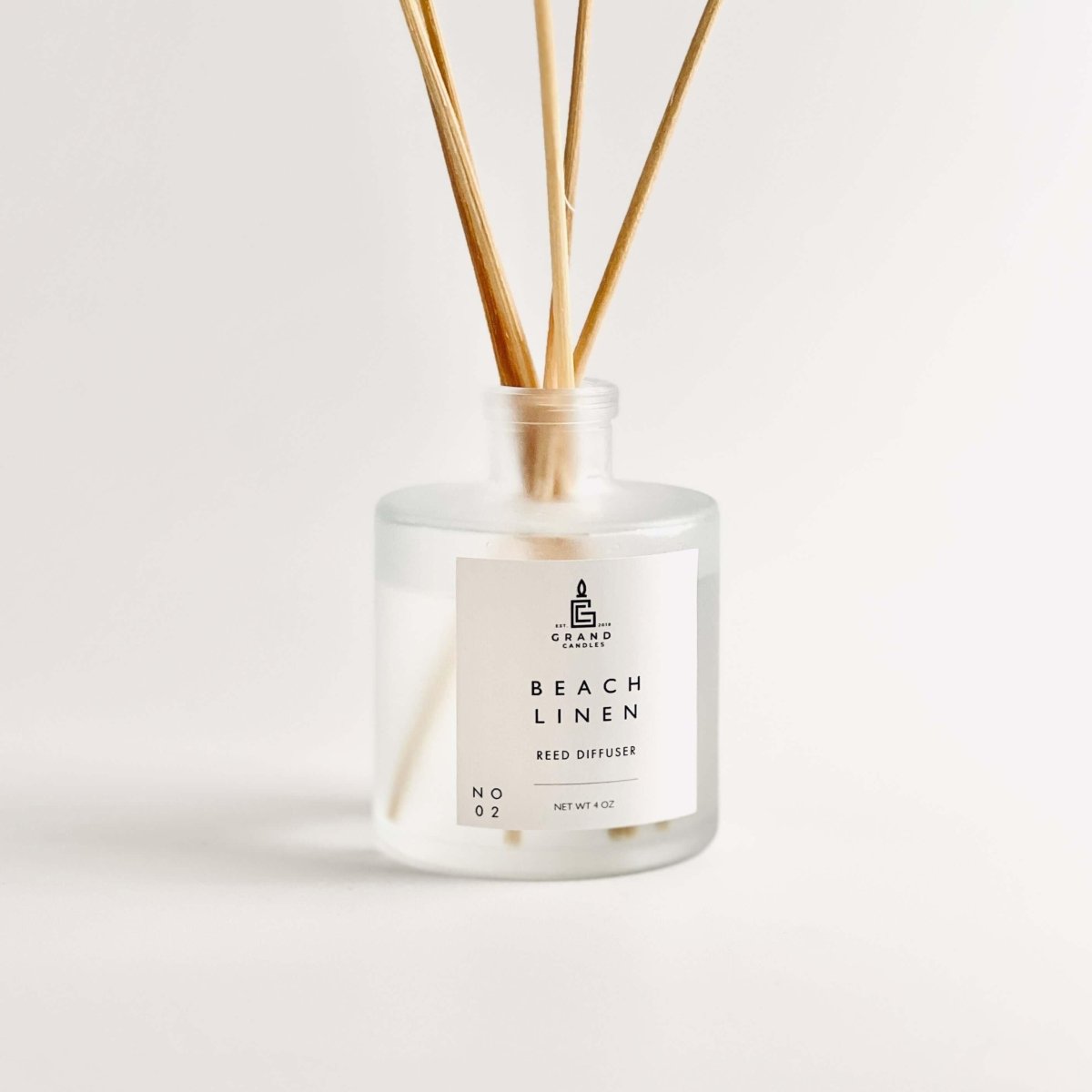 Beach Linen Reed Diffuser - BEACH - REED - 4 - FROST Grand Candles