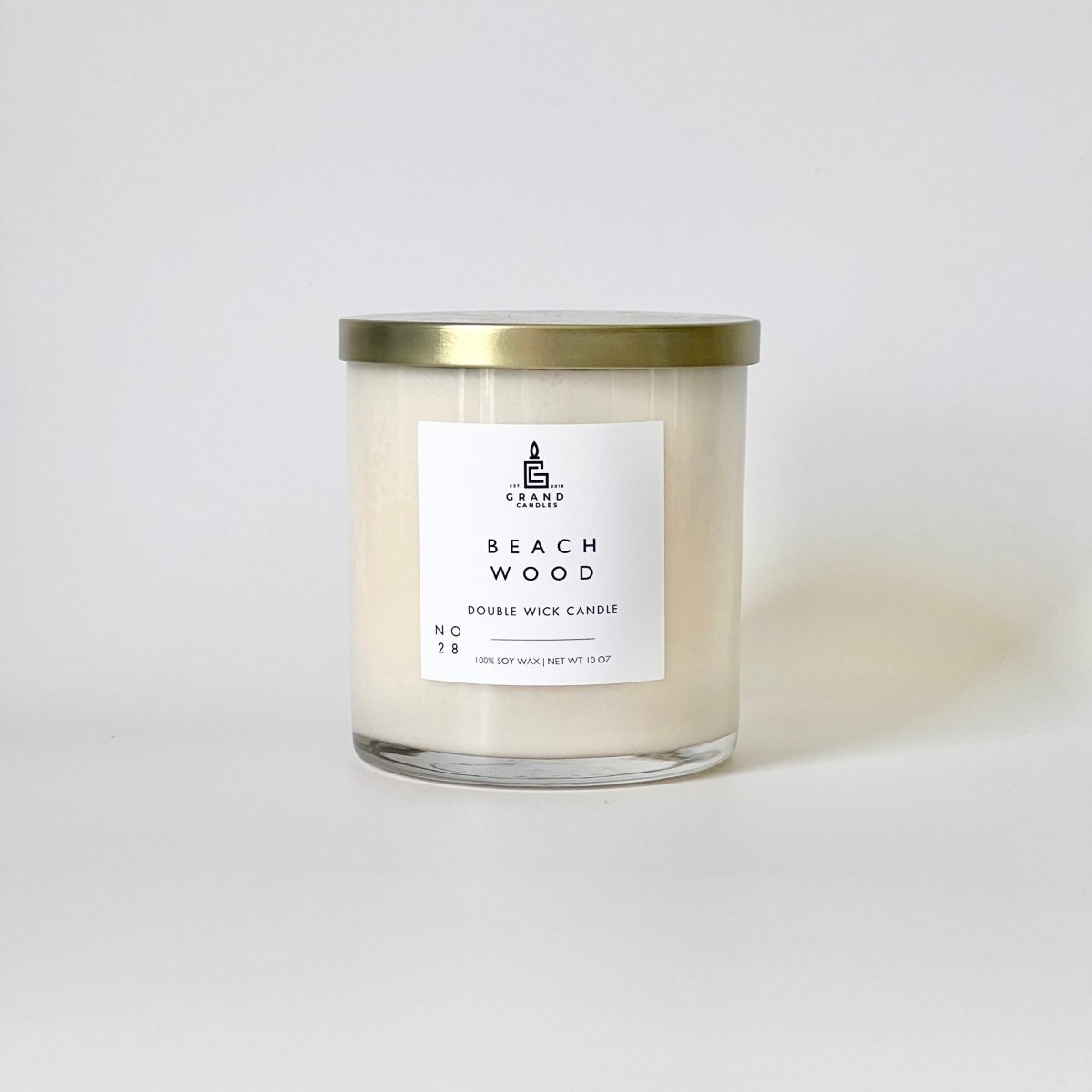 Beachwood Soy Candle - BEACHWOOD - MINI - BLK Grand Candles