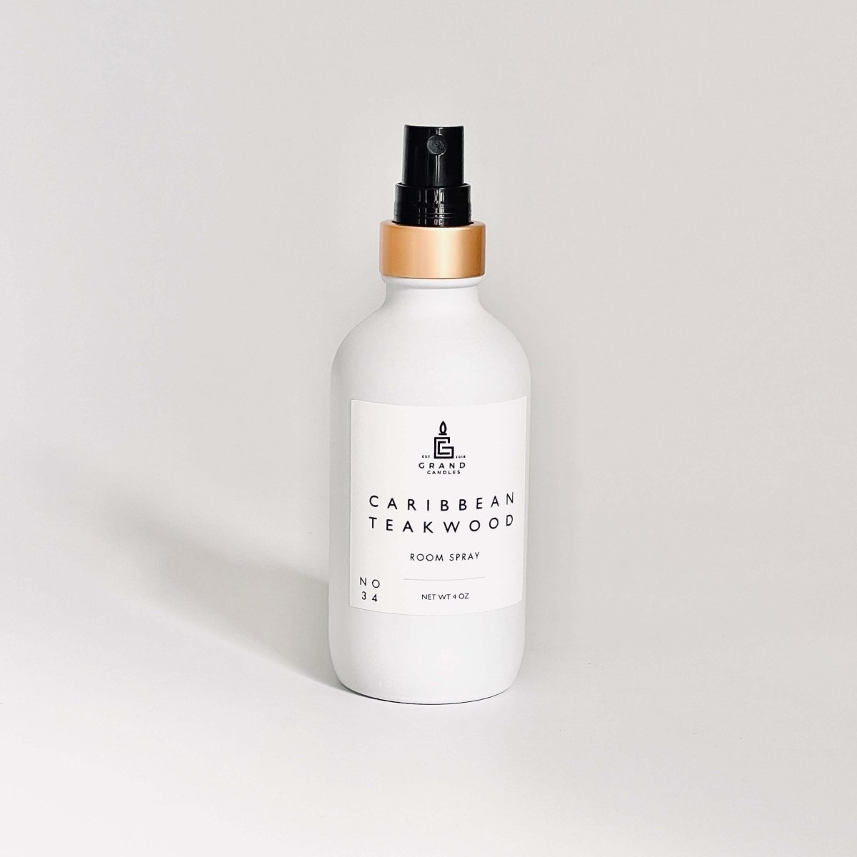 Caribbean Teakwood Room & Linen Spray - CARIBBEAN - SPRAY Grand Candles