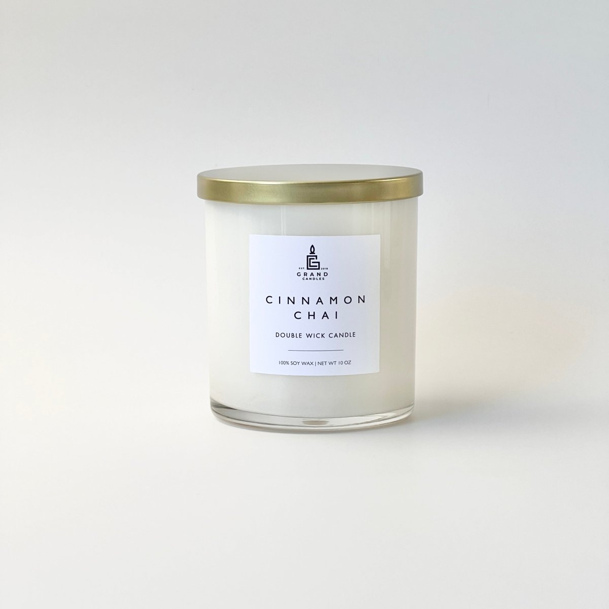 Cinnamon Chai Candle - CHAI - 10 - BLK Grand Candles