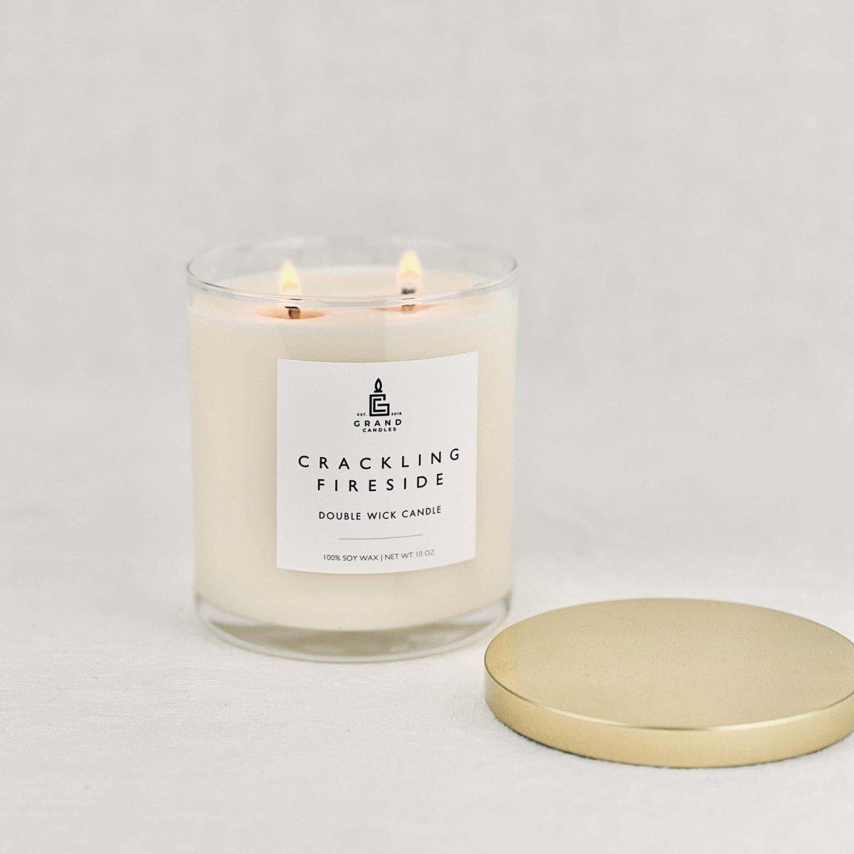Crackling Fireside Candle - FIRESIDE - 10 - CLR Grand Candles