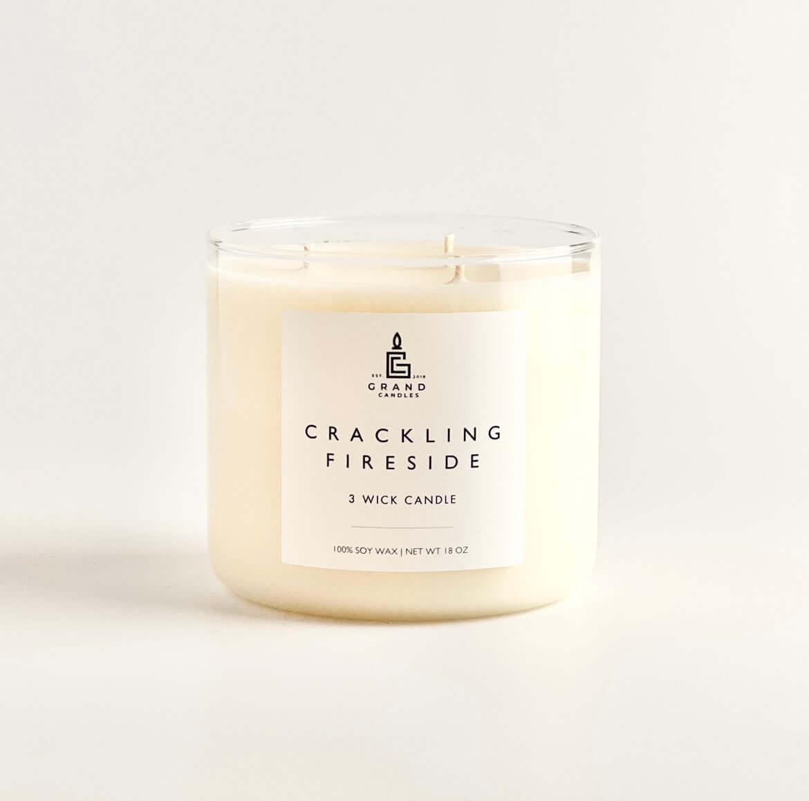 Crackling Fireside Candle - FIRESIDE - 18 - CLR Grand Candles