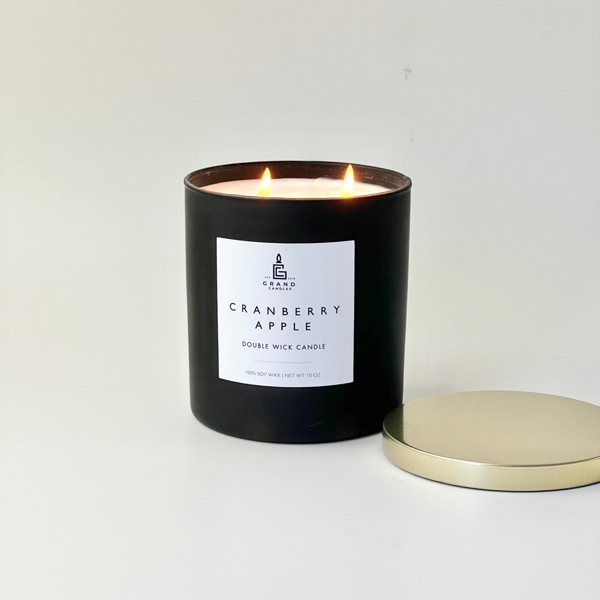 Cranberry Apple Candle - CRANBERRY - 10 - BLK Grand Candles