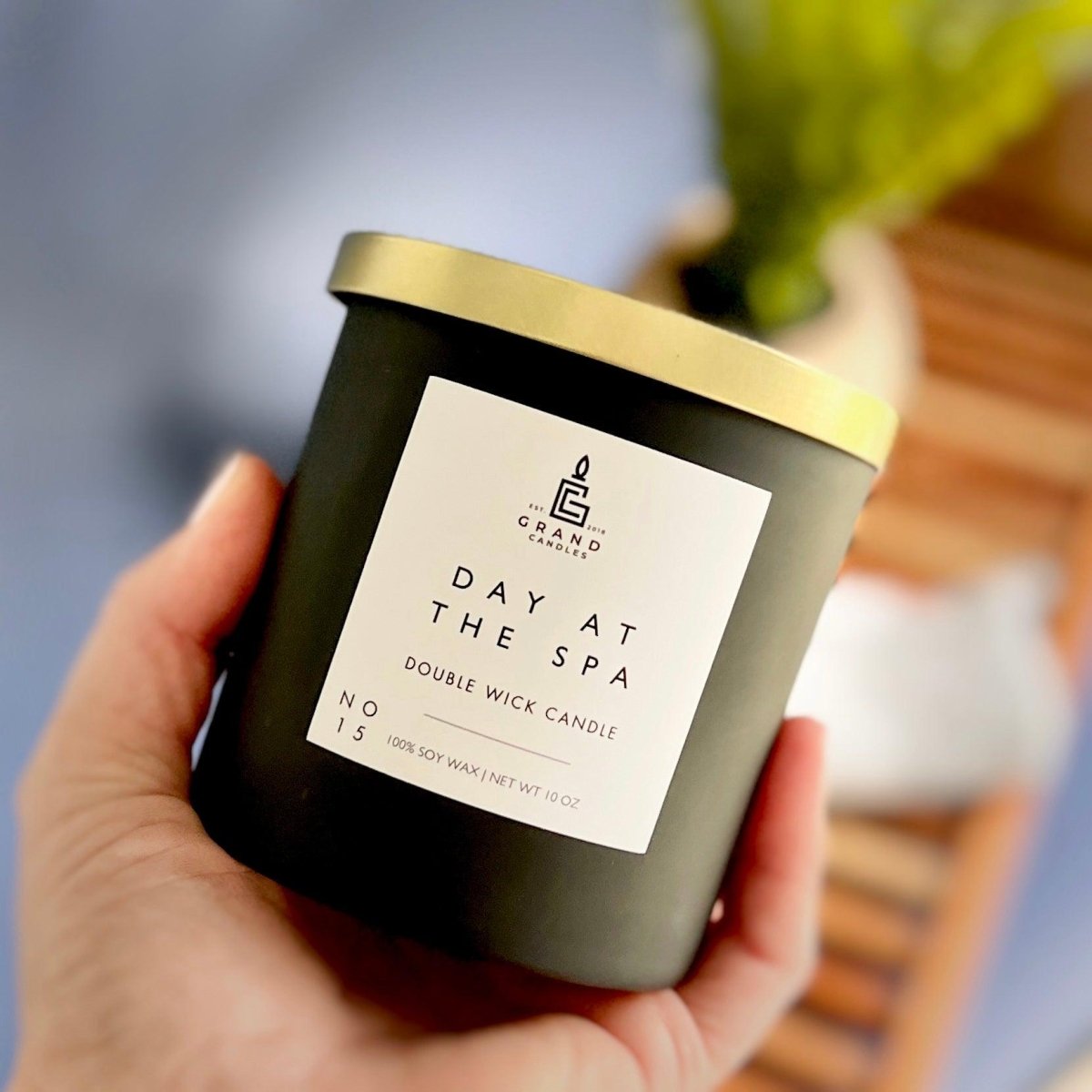 Day at the Spa Soy Candle - SPA - 10 - BLK Grand Candles