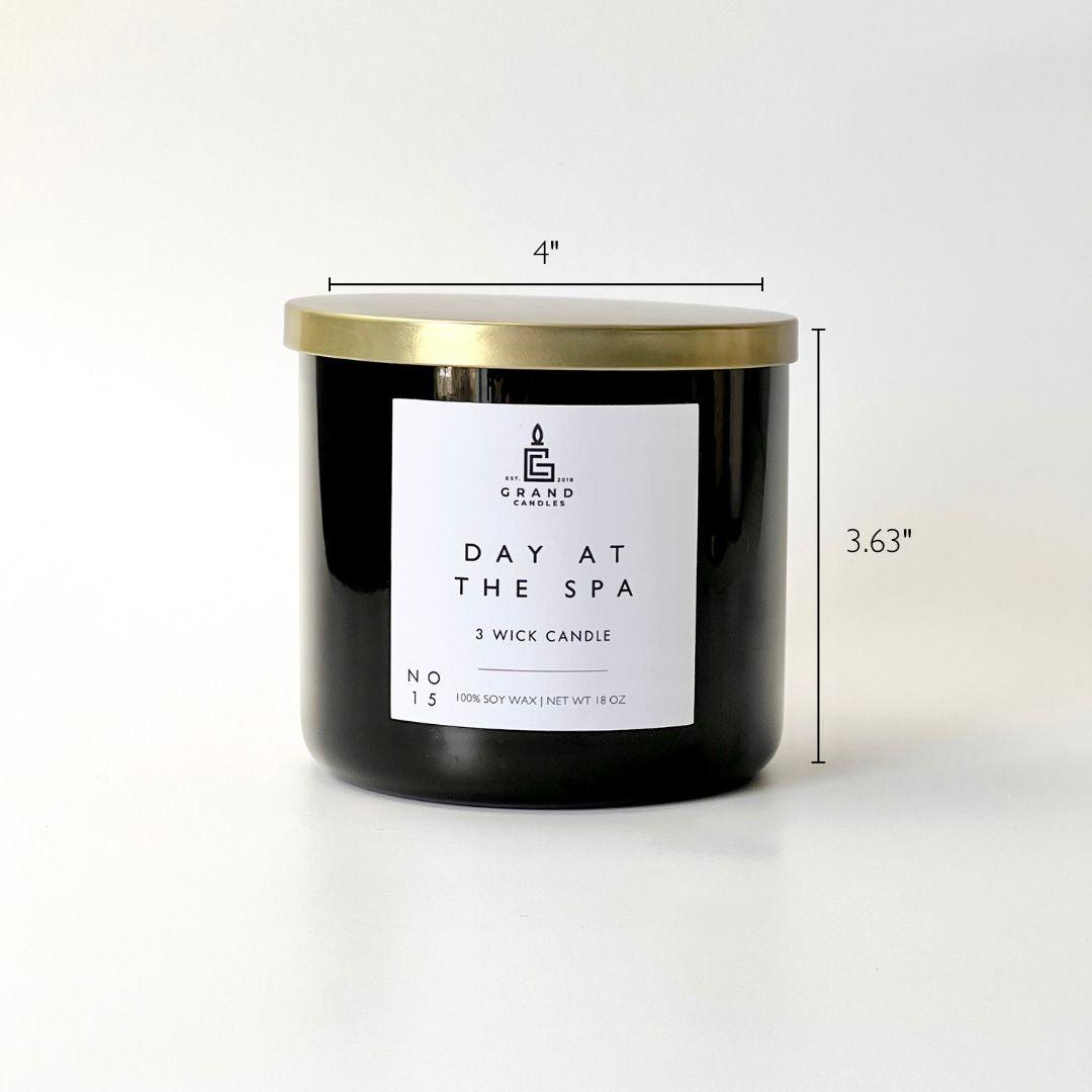 Day at the Spa Soy Candle - SPA - 18 - BLK Grand Candles