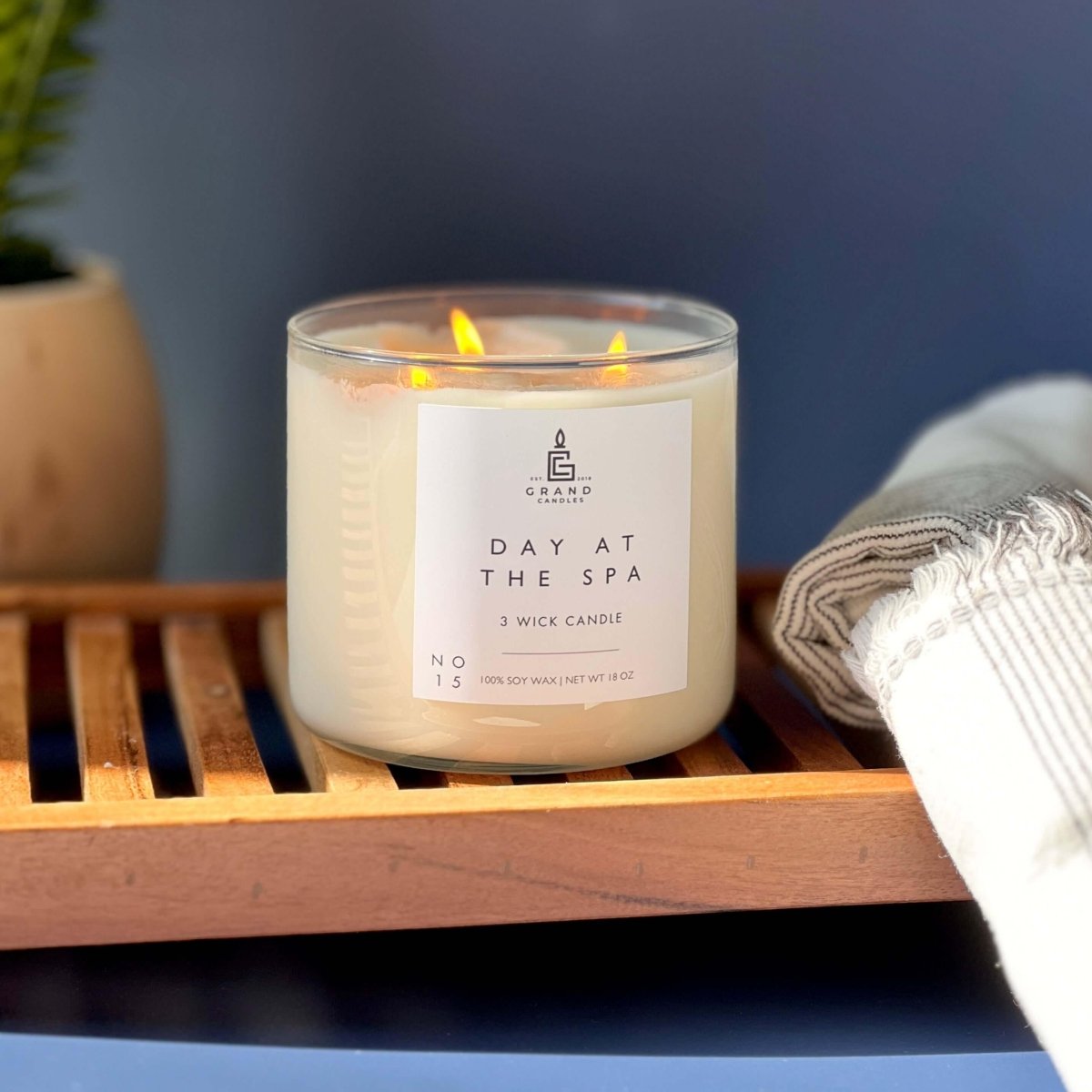 Day at the Spa Soy Candle - SPA - 18 - CLR Grand Candles