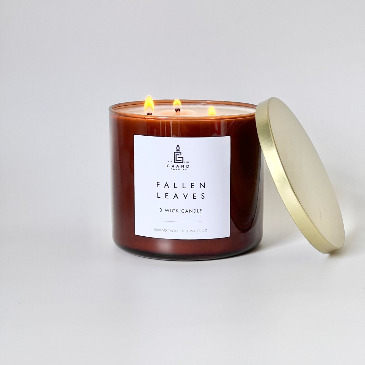 Fallen Leaves Candle - LEAVES - 18 - AMB Grand Candles