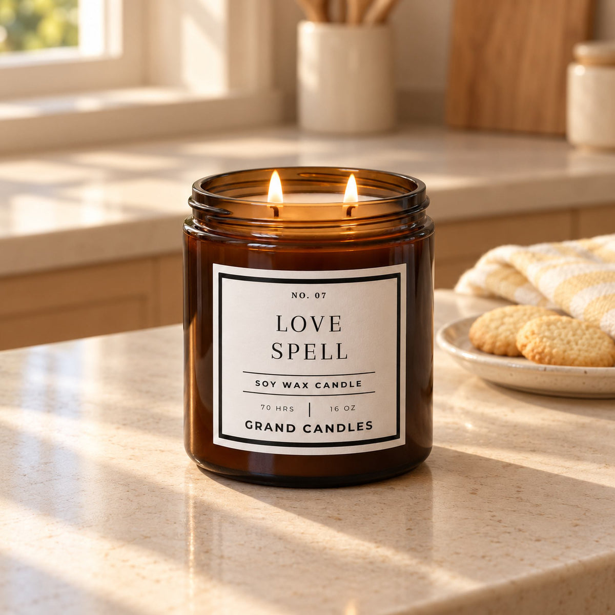 Sweet Nostalgia Strawberry Cheesecake candle by Grand Candles