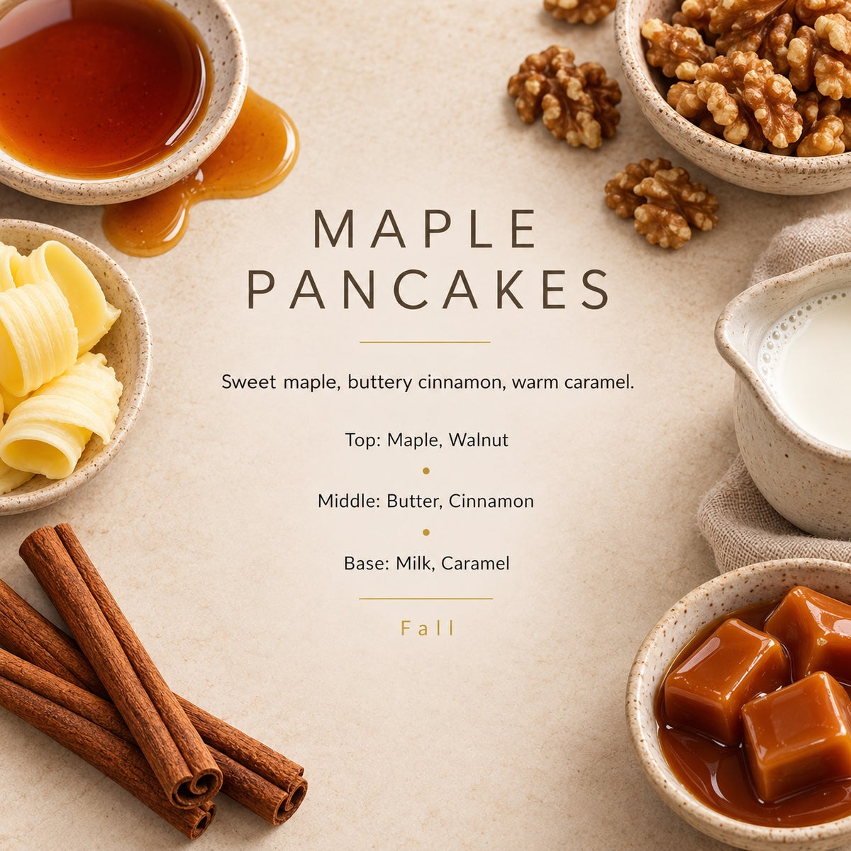 Maple Pancakes fragrance artwork — Grand Candles