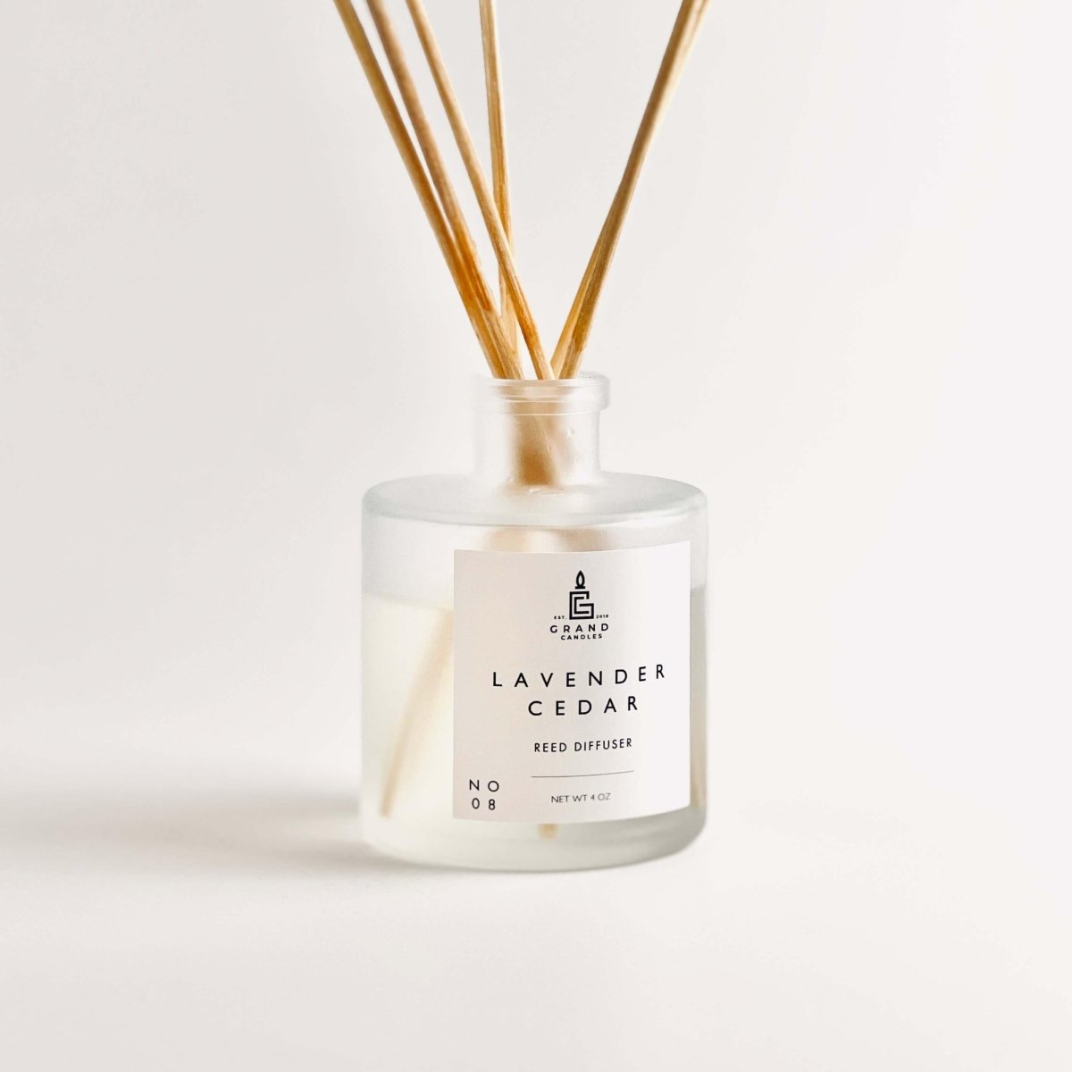Lavender Cedar Reed Diffuser - LAVENDER - REED - 4 - FROST Grand Candles