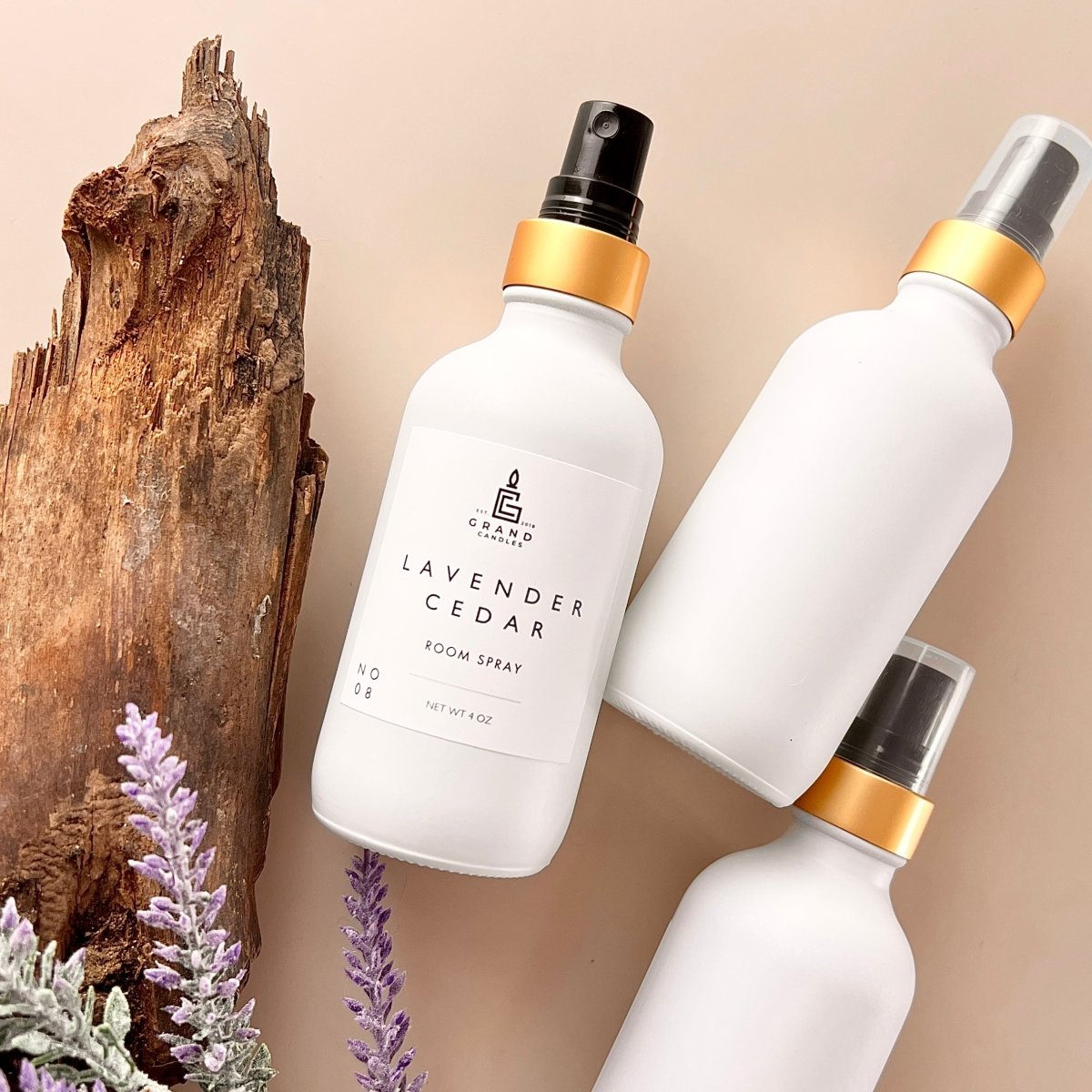 Lavender Cedar Room & Linen Spray - LAVENDER - SPRAY - 2 - AMB Grand Candles