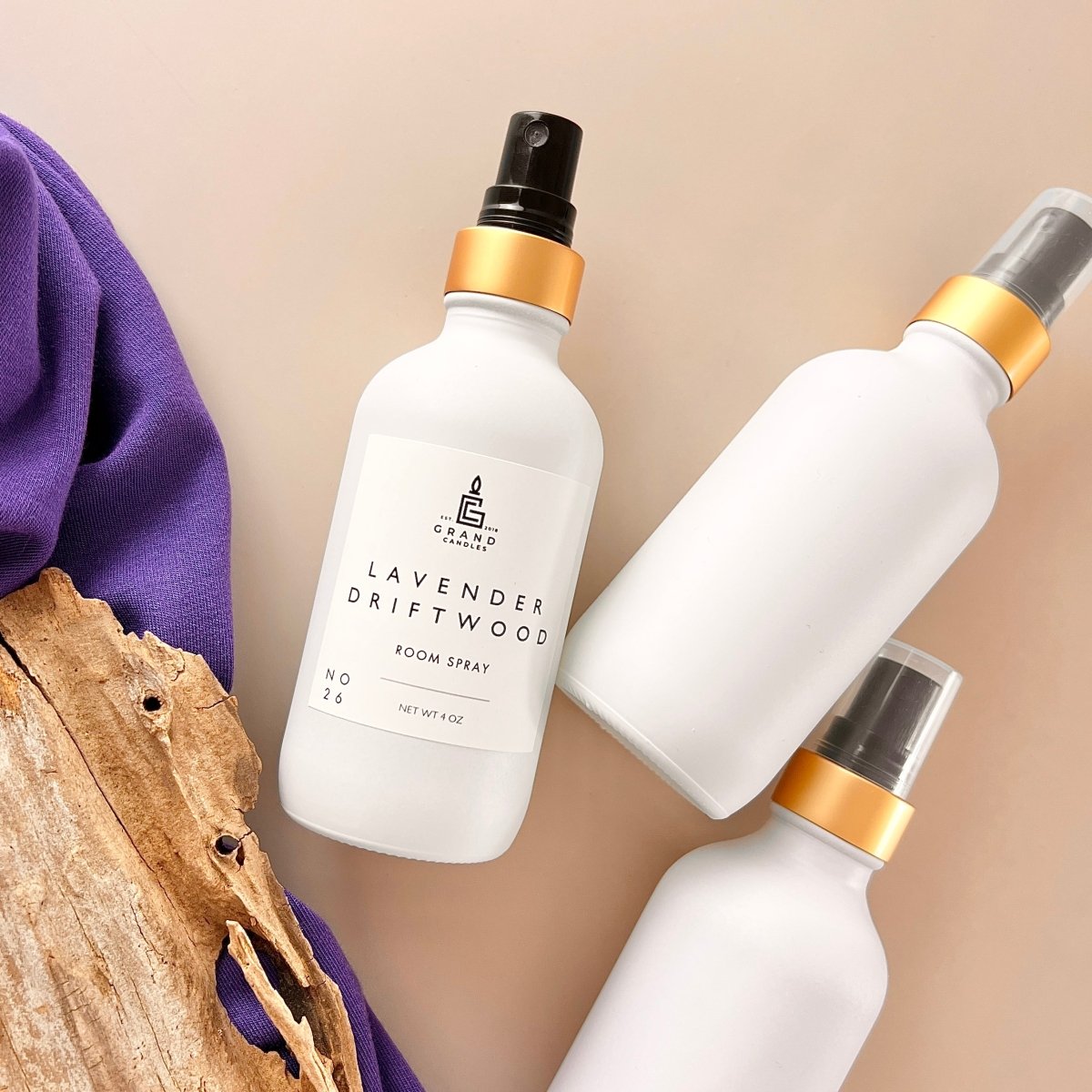 Lavender Driftwood Room & Linen Spray - DRIFTWOOD - SPRAY Grand Candles