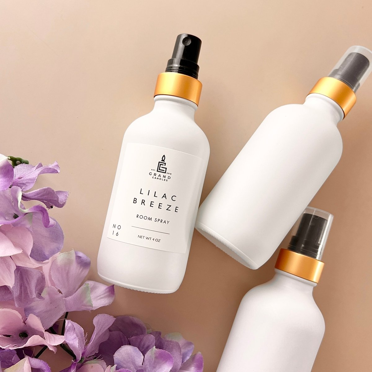 Lilac Breeze Room & Linen Spray - LILAC - SPRAY Grand Candles
