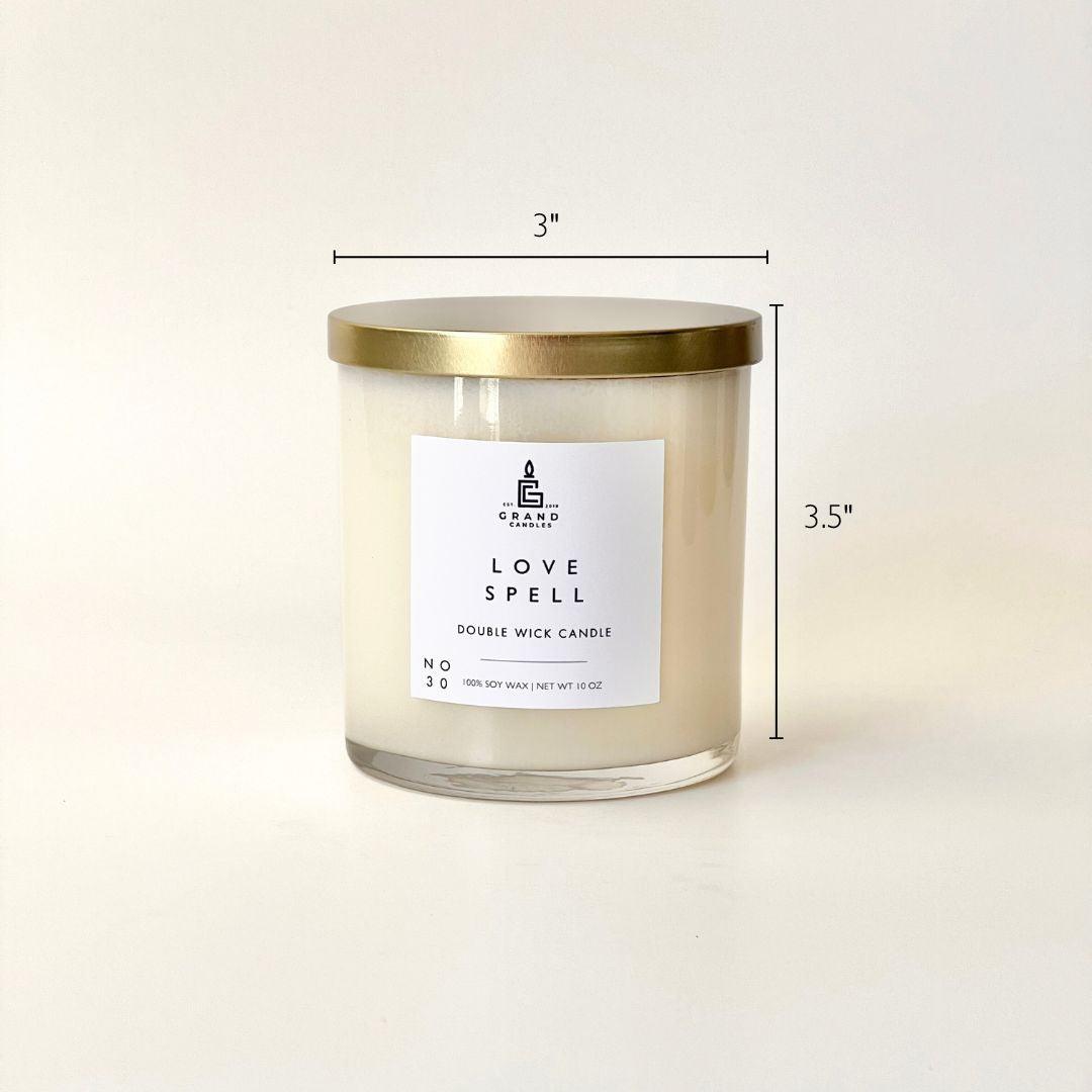 Love Spell Candle - LOVE - 18 - BLK Grand Candles