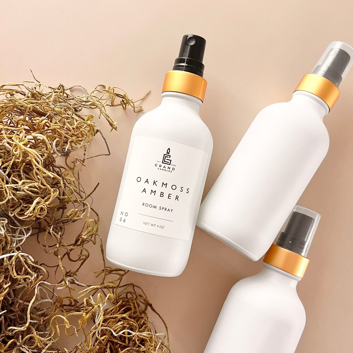 Oakmoss Amber Room & Linen Spray - OAKMOSS - SPRAY Grand Candles