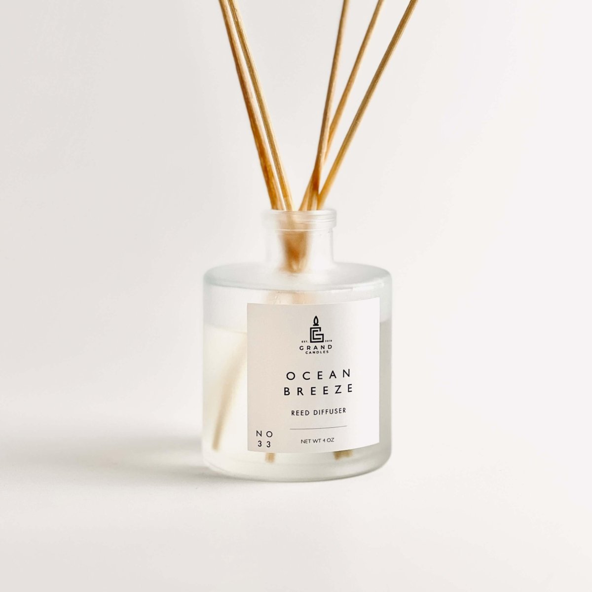 Ocean Breeze Reed Diffuser - OCEAN - REED - 4 - FROST Grand Candles