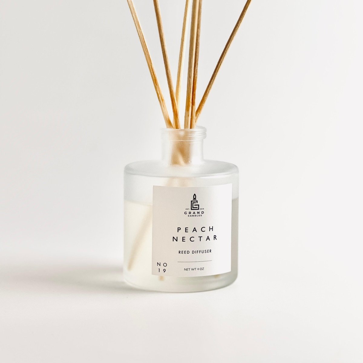 Peach Nectar Reed Diffuser - PEACH - REED - 4 - FROST Grand Candles