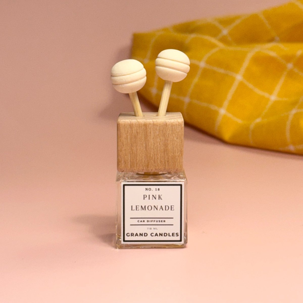 Pink Lemonade Car Diffuser - LEMONADE - CAR DIFFUSER Grand Candles