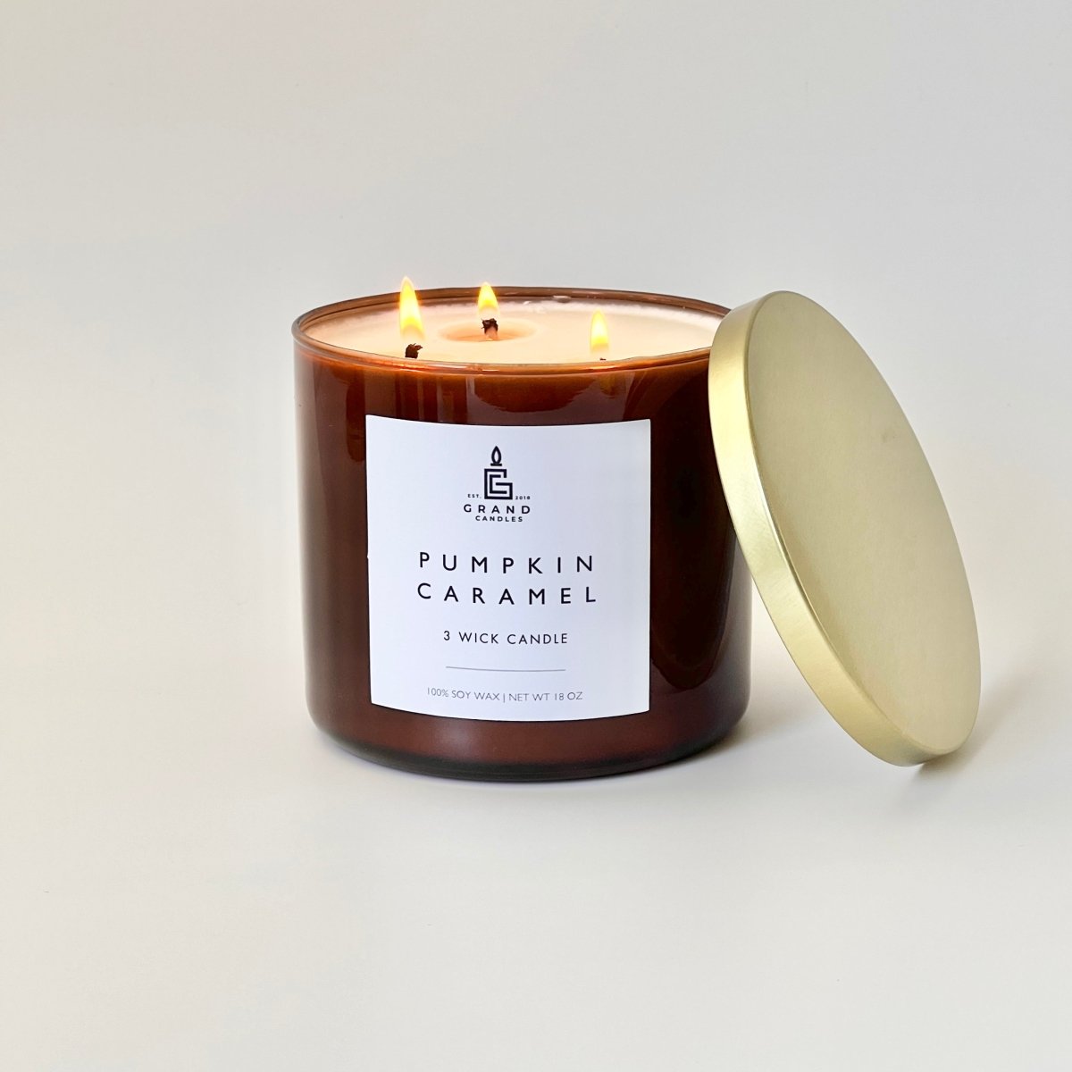 Pumpkin Caramel Candle - PUMPKIN - 18 - AMB Grand Candles