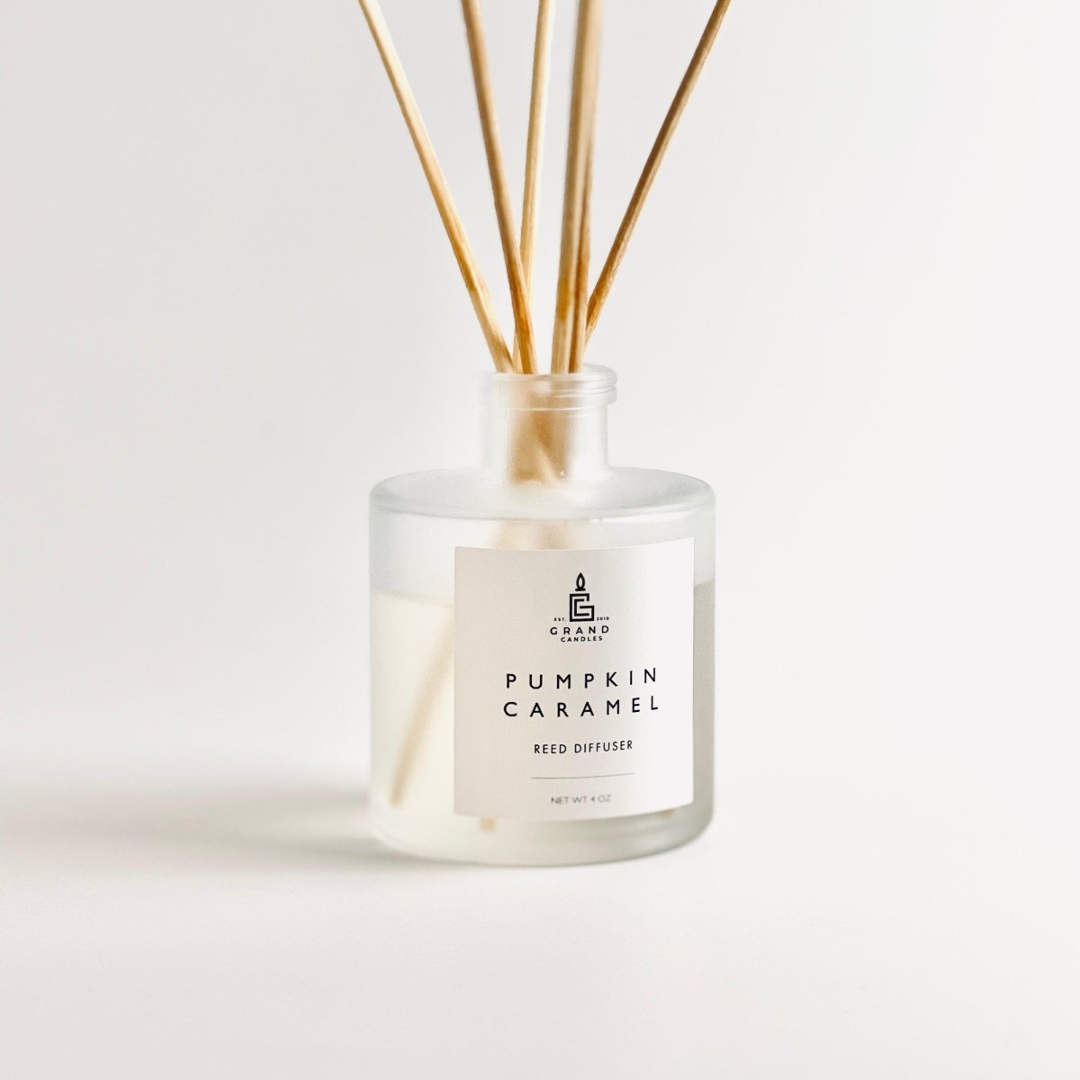 Pumpkin Caramel Reed Diffuser - PUMPKIN - REED - 4 - FROST Grand Candles