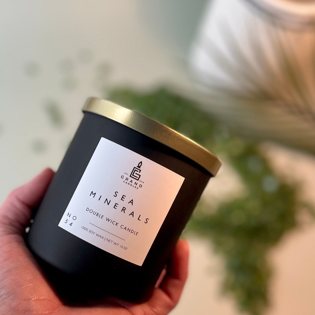 Sea Minerals Candle - MINERALS - 10 - BLK Grand Candles