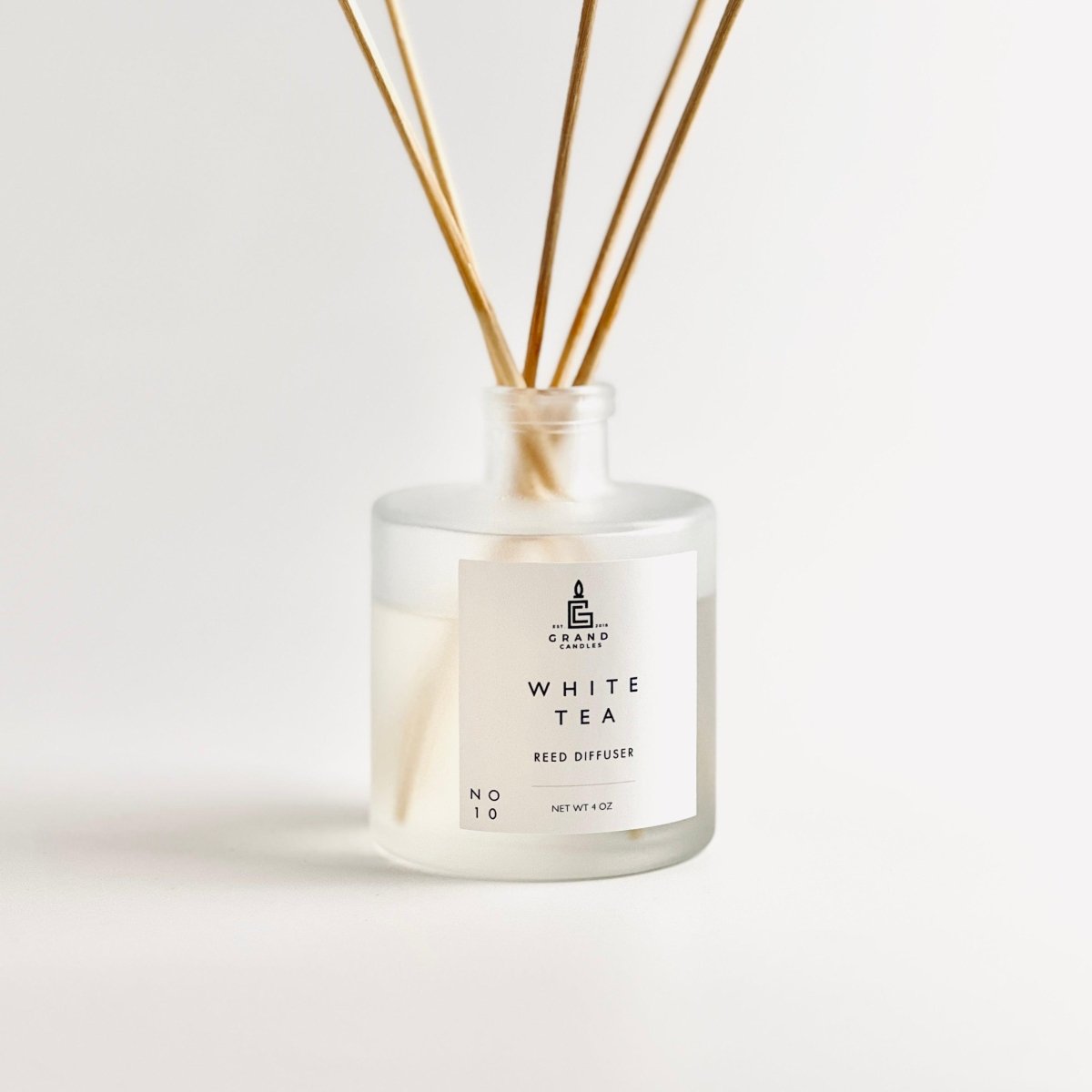 White Tea Reed Diffuser - TEA - REED - 4 - FROST Grand Candles
