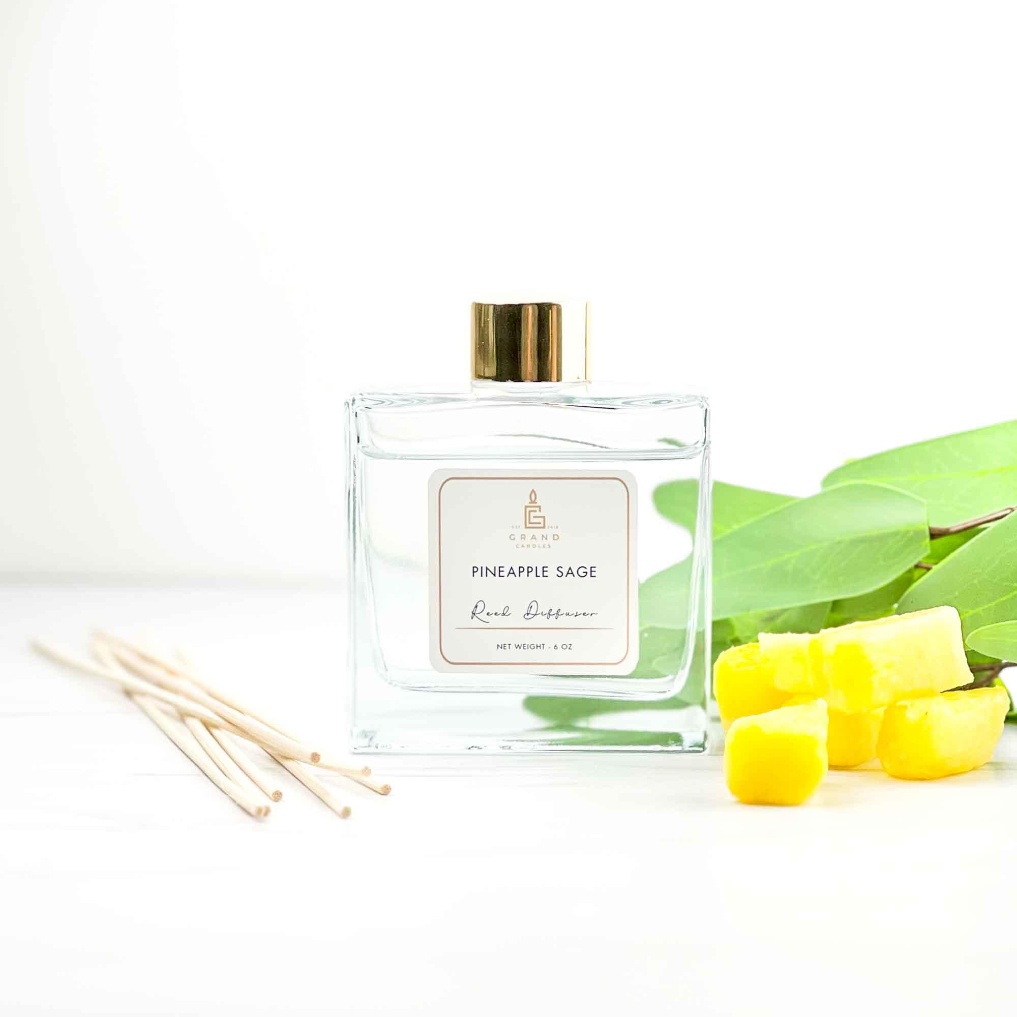 Pineapple Sage Reed Diffuser - Grand Candles LLC