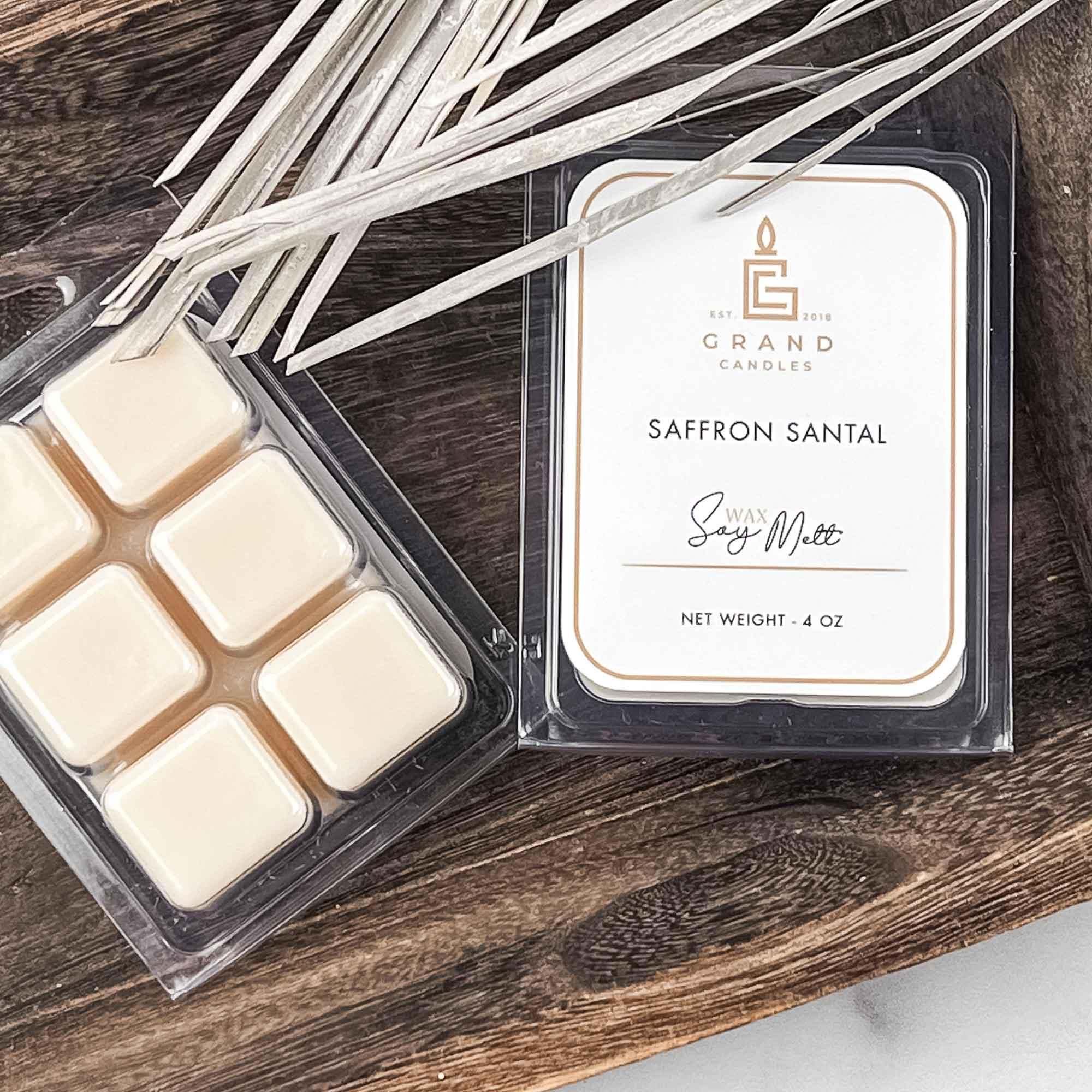 Saffron Santal Soy Wax Melt - Grand Candles LLC