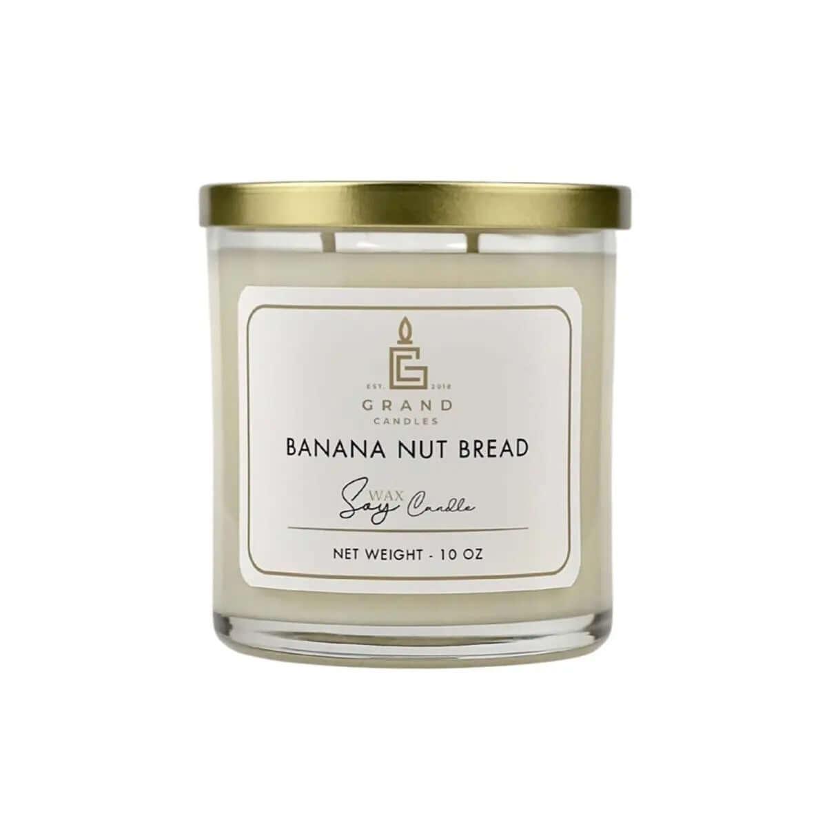 Banana Nut Bread Candle Grand Candles LLC