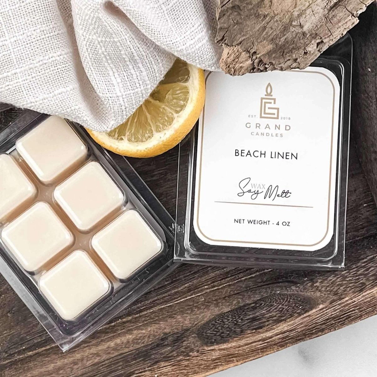 Beach Linen Soy Wax Melt - BEACH - MELT Grand Candles