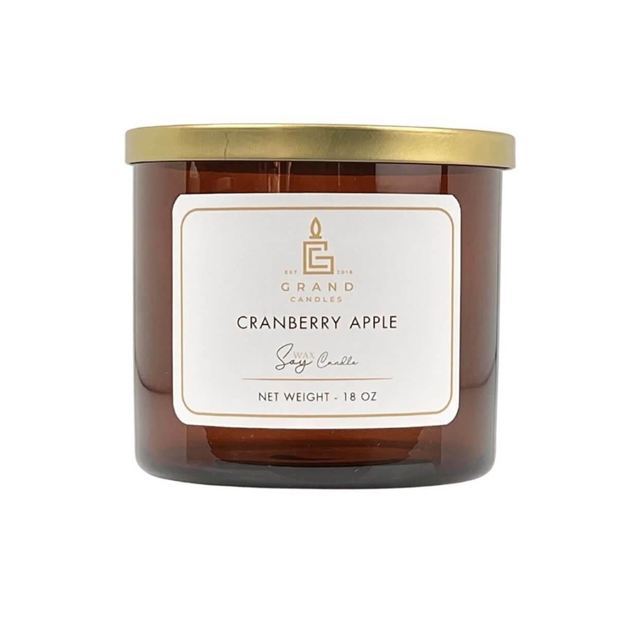 Cranberry Apple Candle - Grand Candles LLC