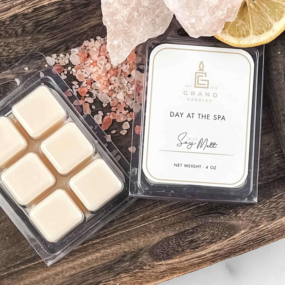 Day at the Spa Soy Wax Melt - SPAMELTS Grand Candles