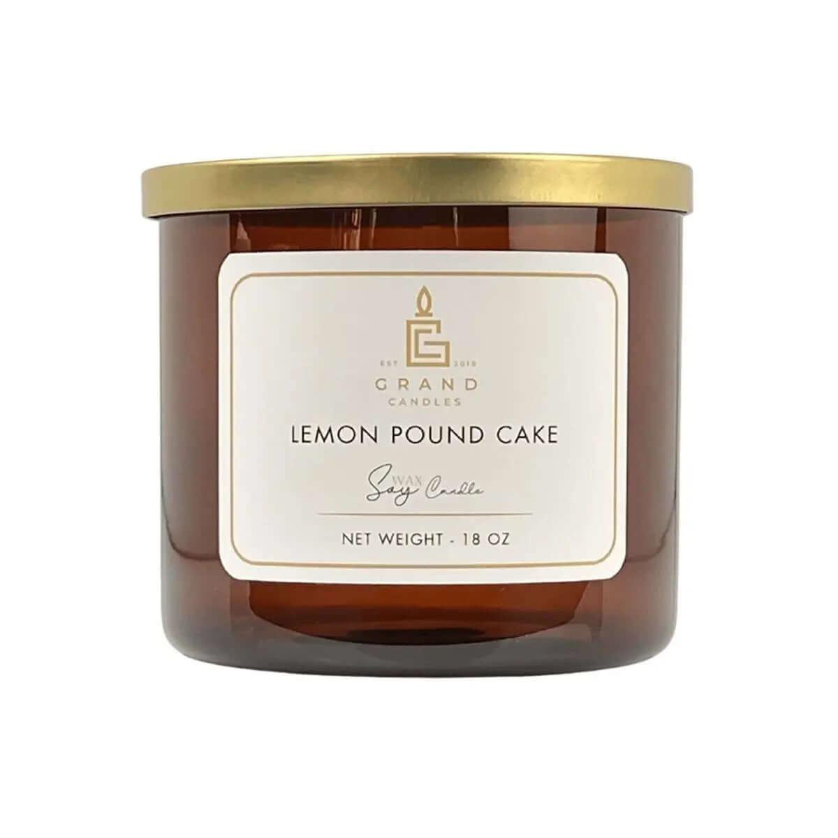 Lemon Pound Cake Candle - Grand Candles LLC