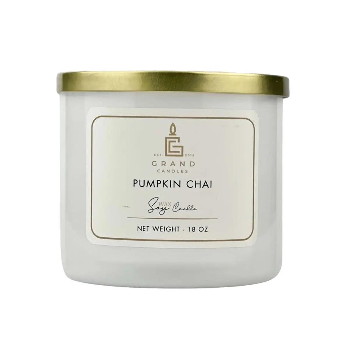 Pumpkin Chai Candle - Grand Candles LLC