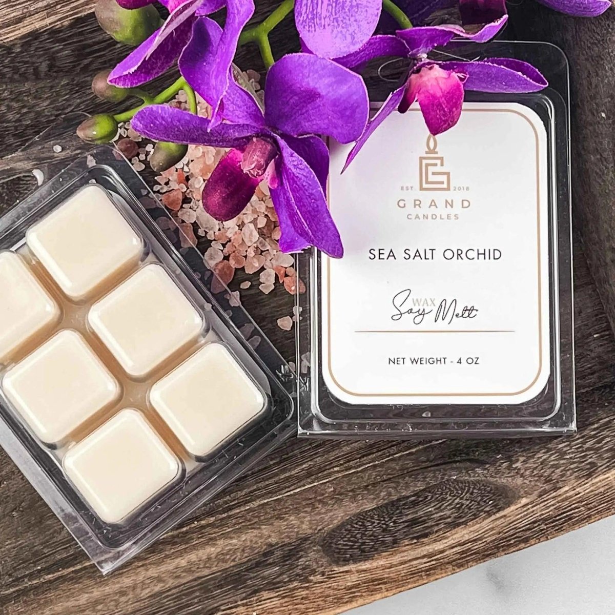 Sea Salt Orchid Wax Melt - ORCHIDMELT Grand Candles