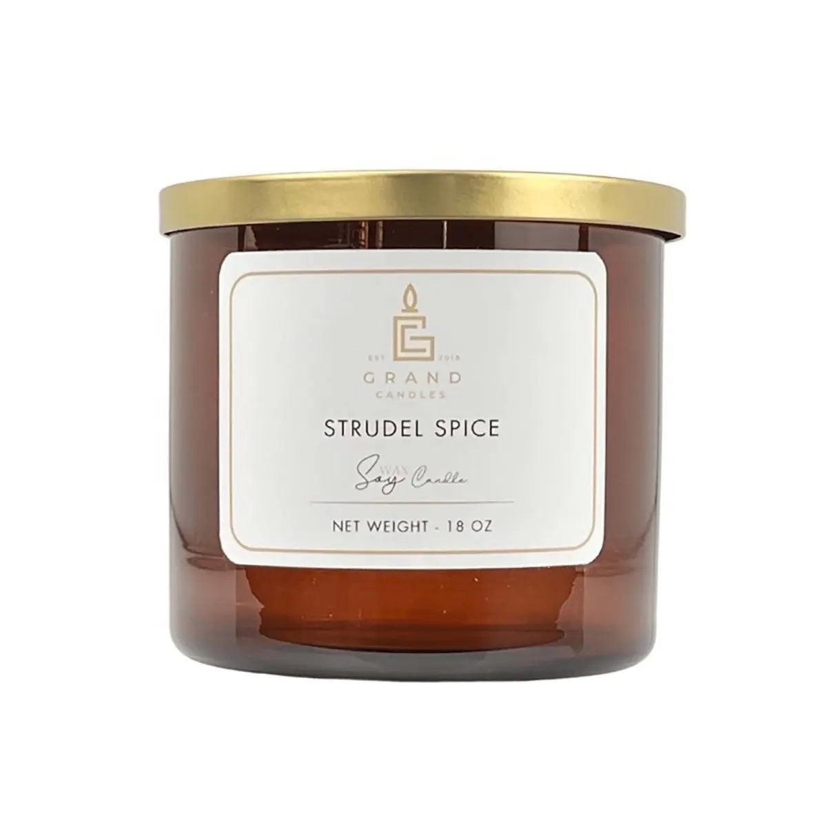 Strudel Spice Candle - Grand Candles LLC