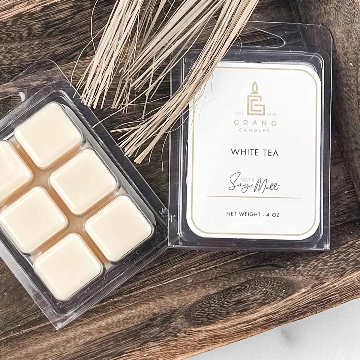 White Tea Wax Melt - TEAMELT Grand Candles
