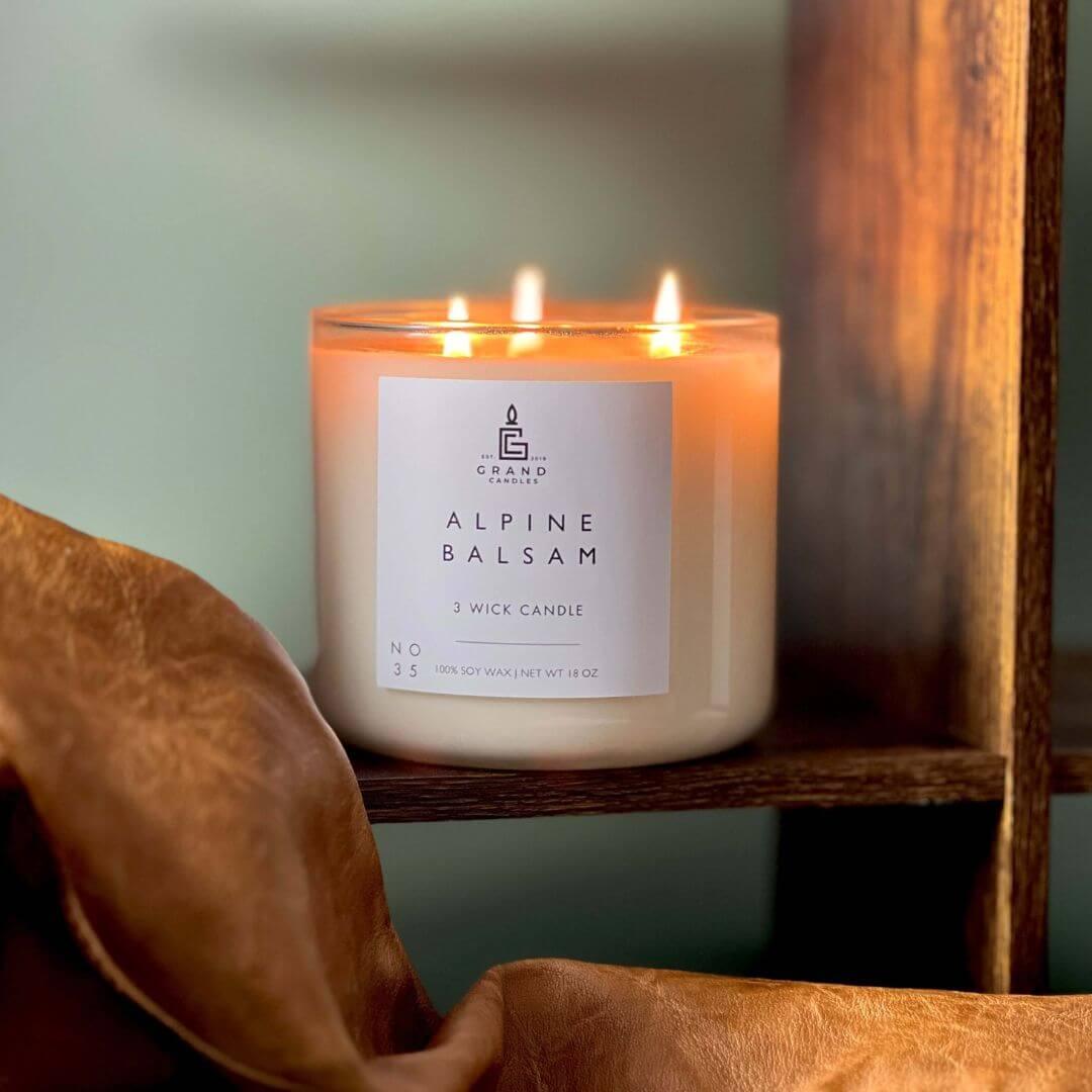 Alpine Balsam Soy Candle  - Grand Candles LLC   
