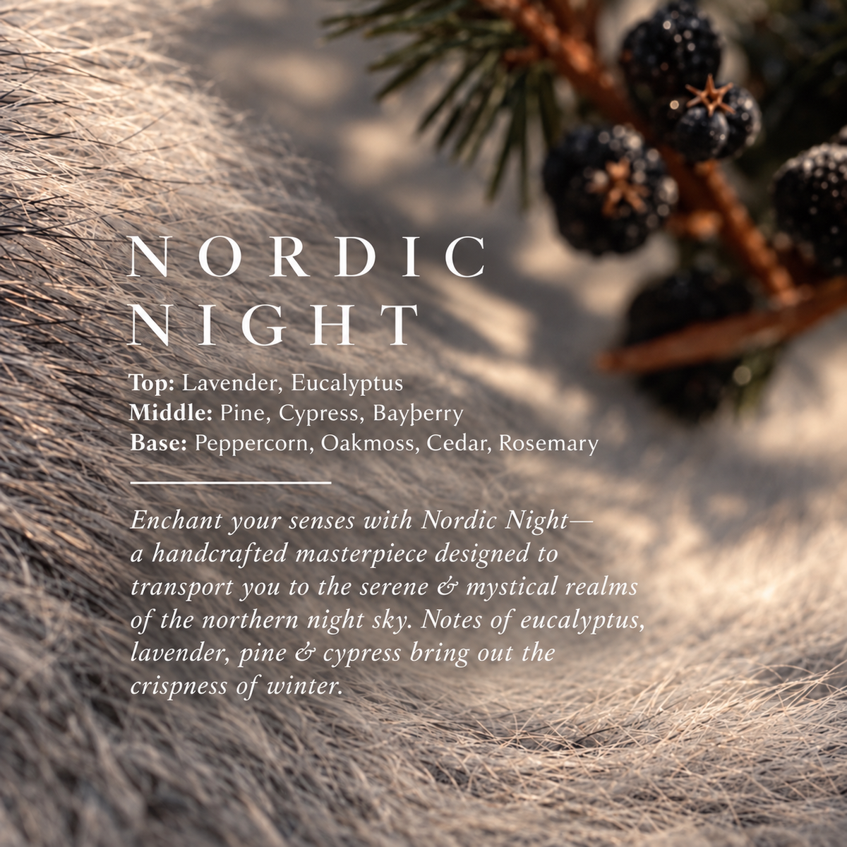 Nordic Night Candle