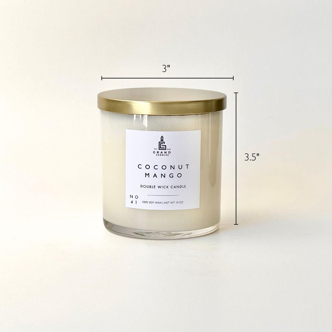 Coconut Mango Candle  - Grand Candles LLC   