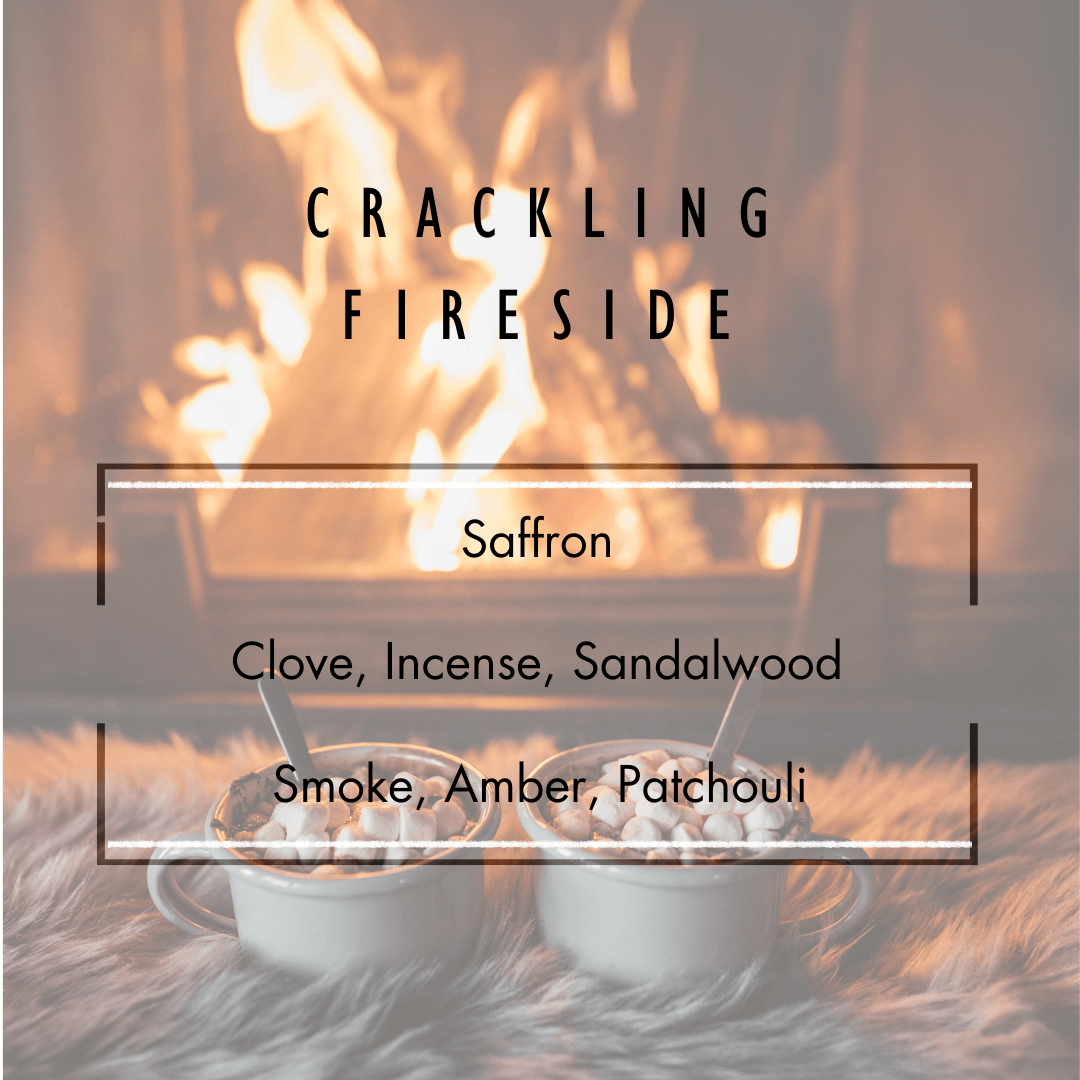 Crackling Fireside Candle