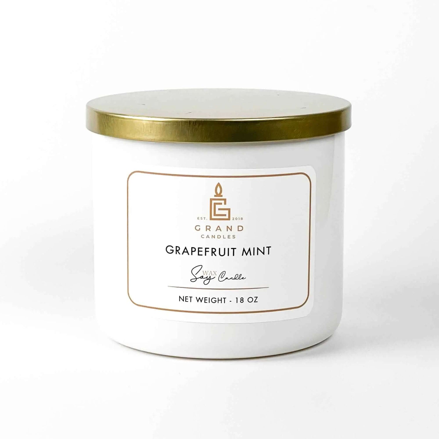 Grapefruit Mint Candle Grand Candles LLC
