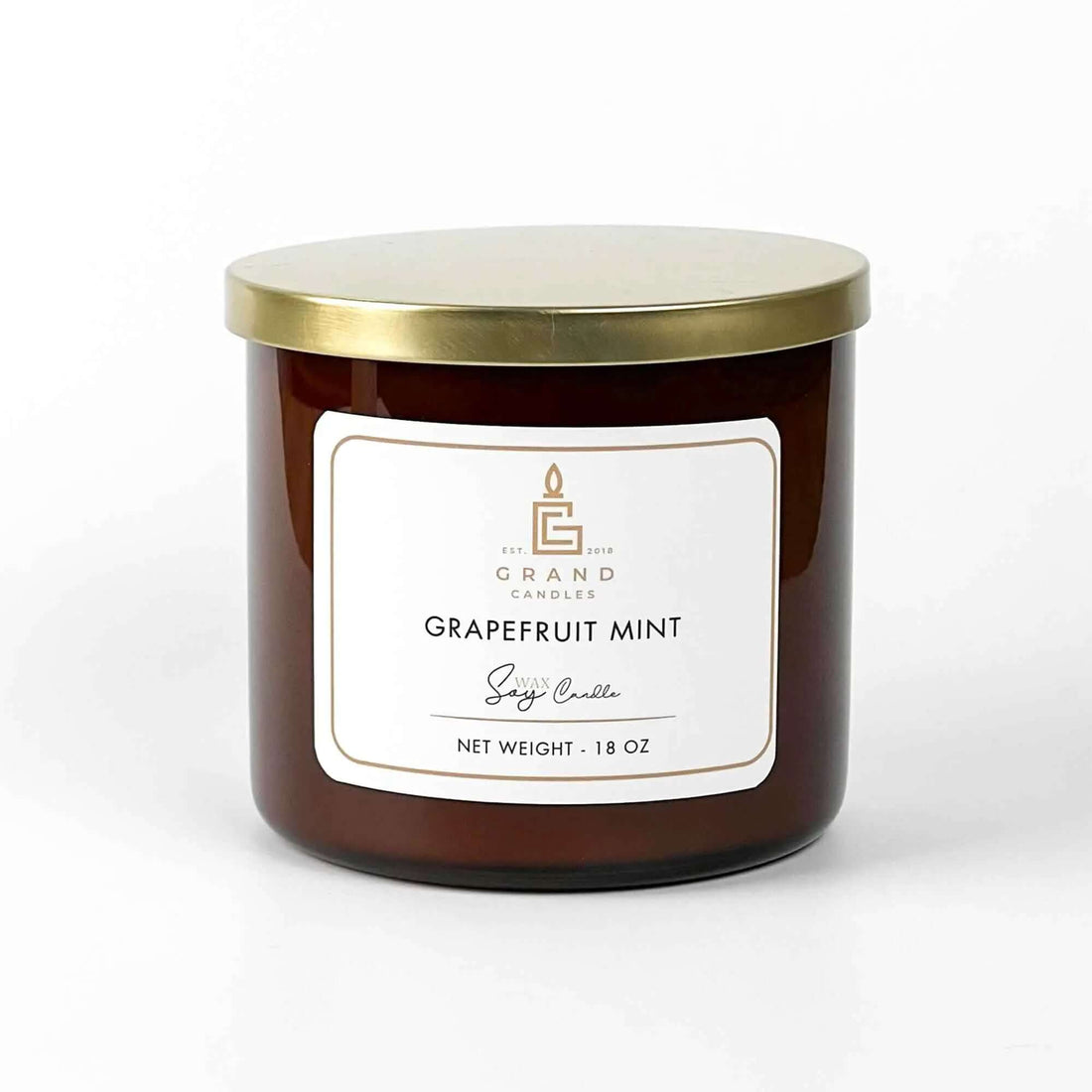 Grapefruit Mint Candle Grand Candles LLC