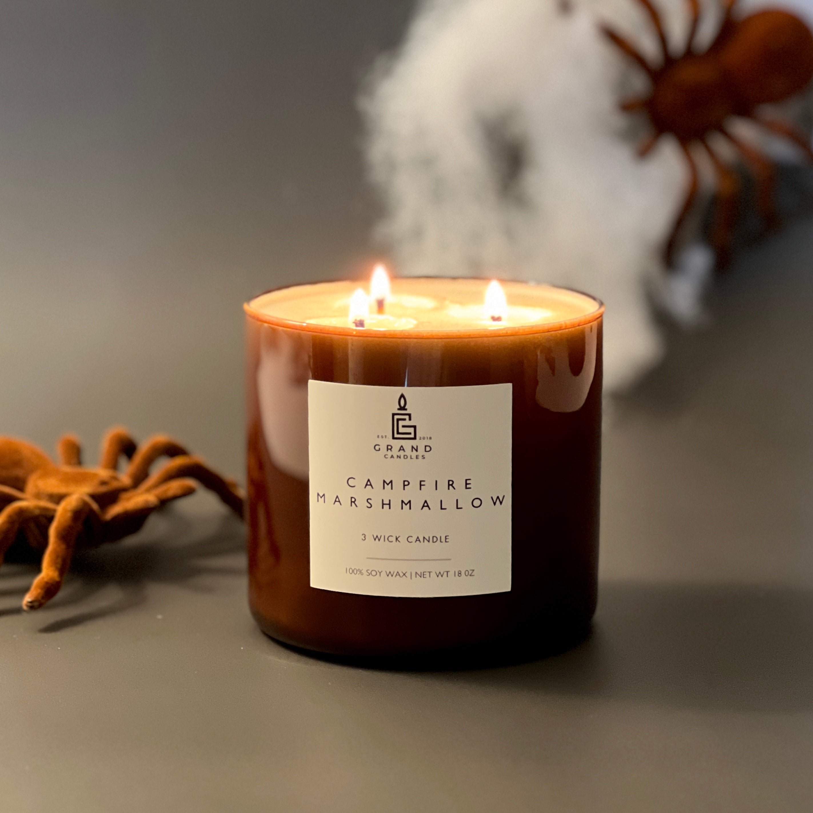 Campfire Marshmallow Candle